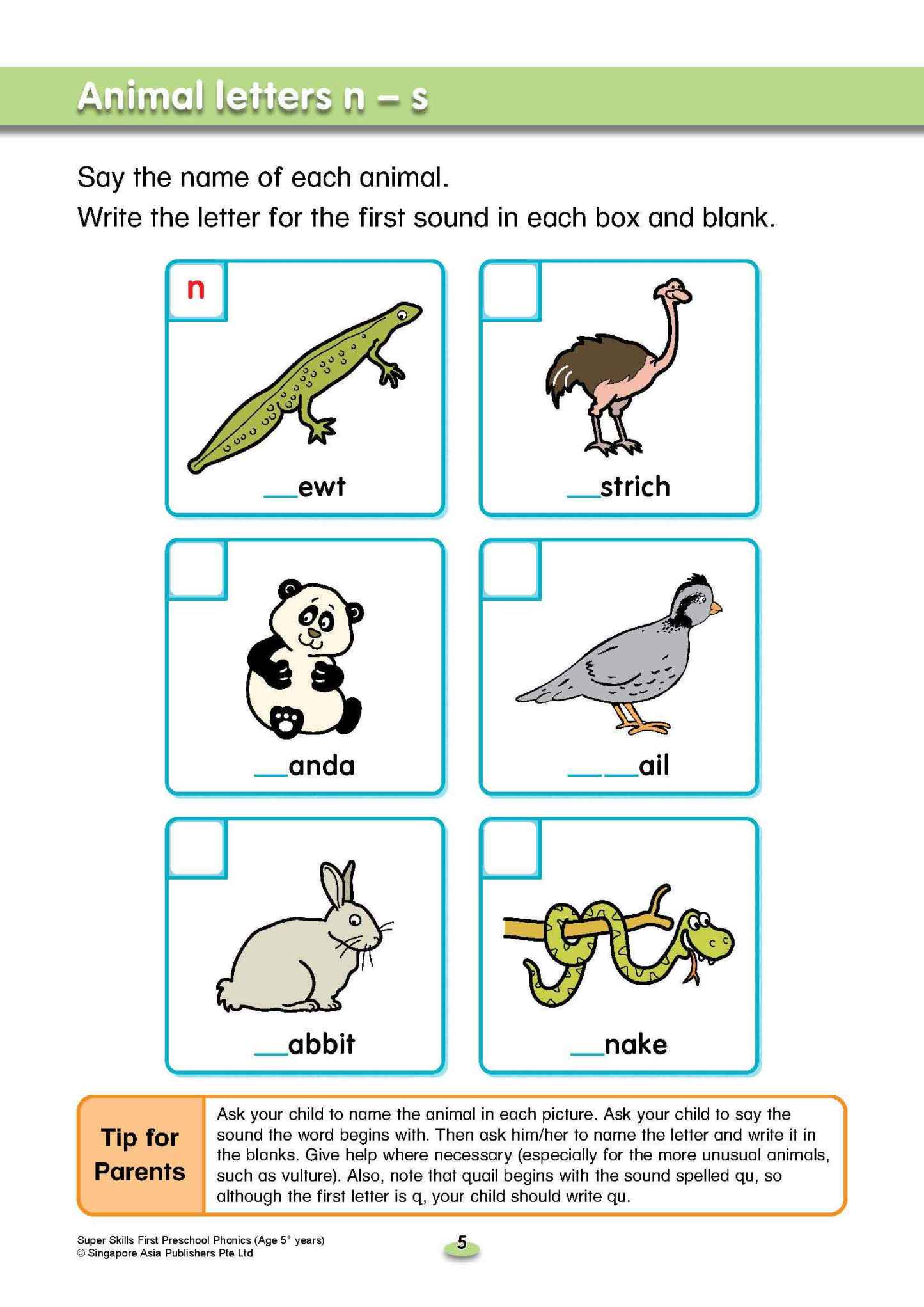 SUPER SKILLS First Preschool Phonics (Age 5+ Years)