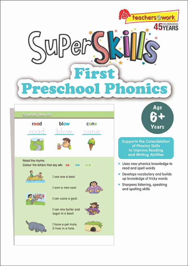 SUPER SKILLS First Preschool Phonics (Age 6+ Years)