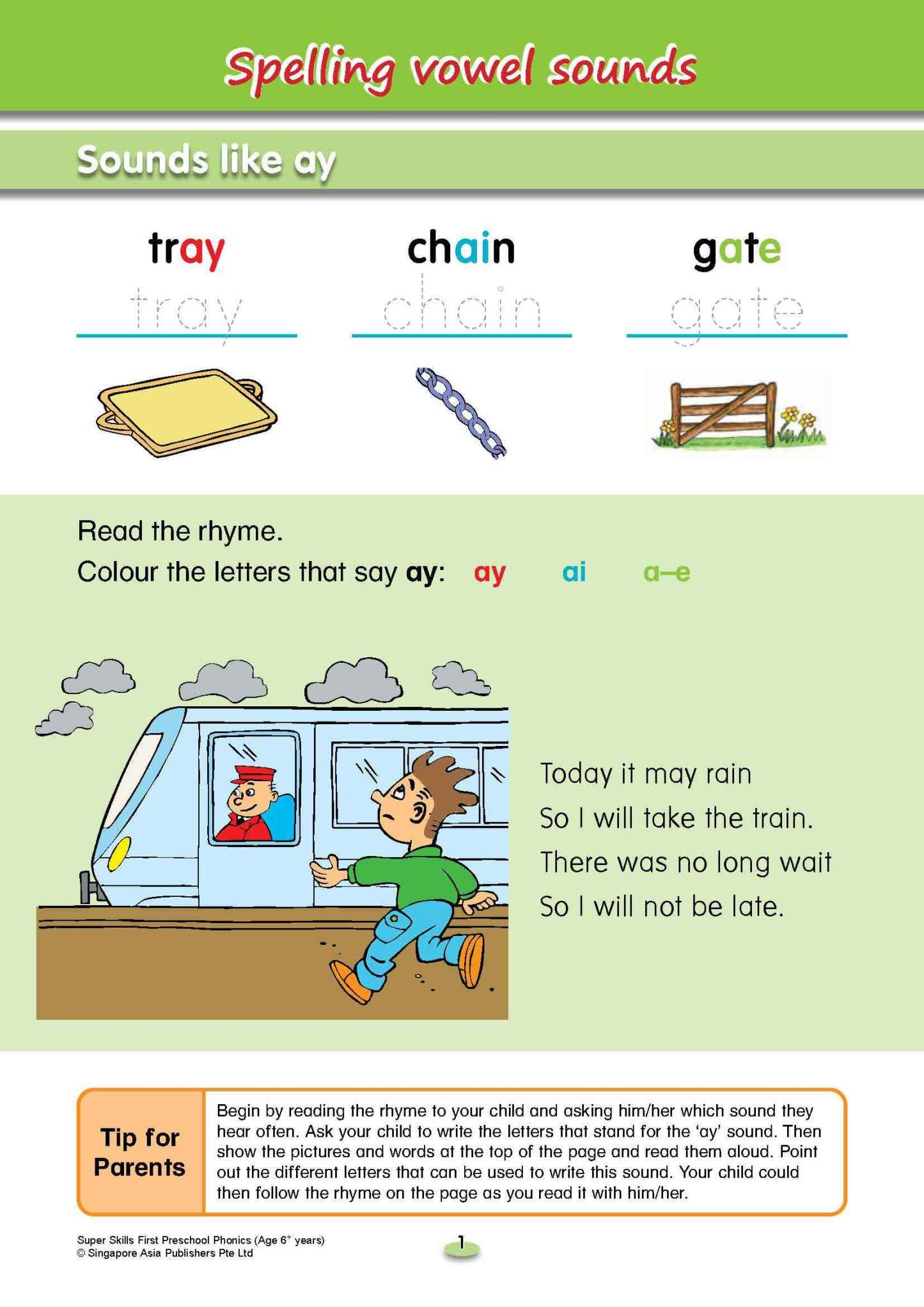 SUPER SKILLS First Preschool Phonics (Age 6+ Years)