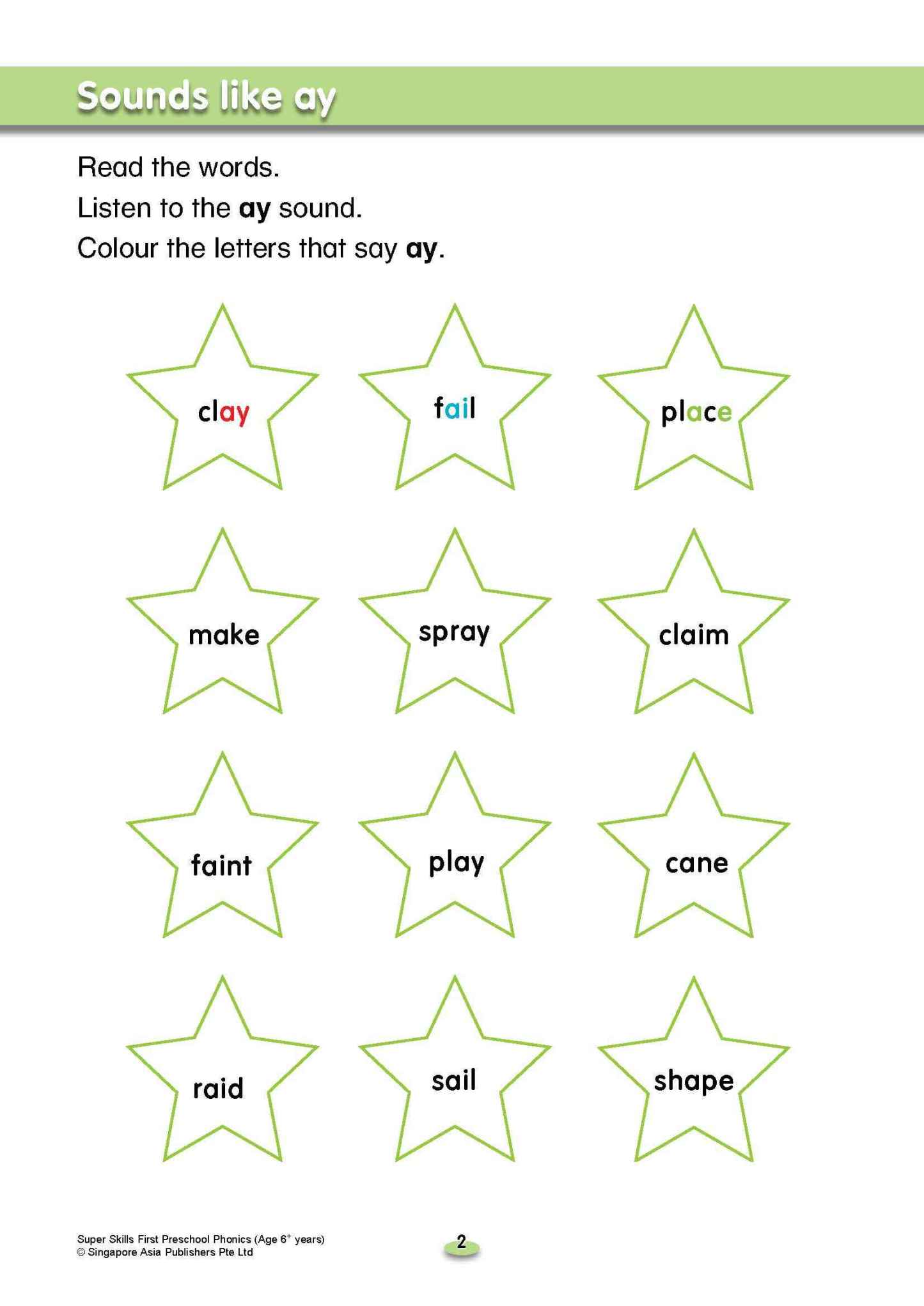 SUPER SKILLS First Preschool Phonics (Age 6+ Years)