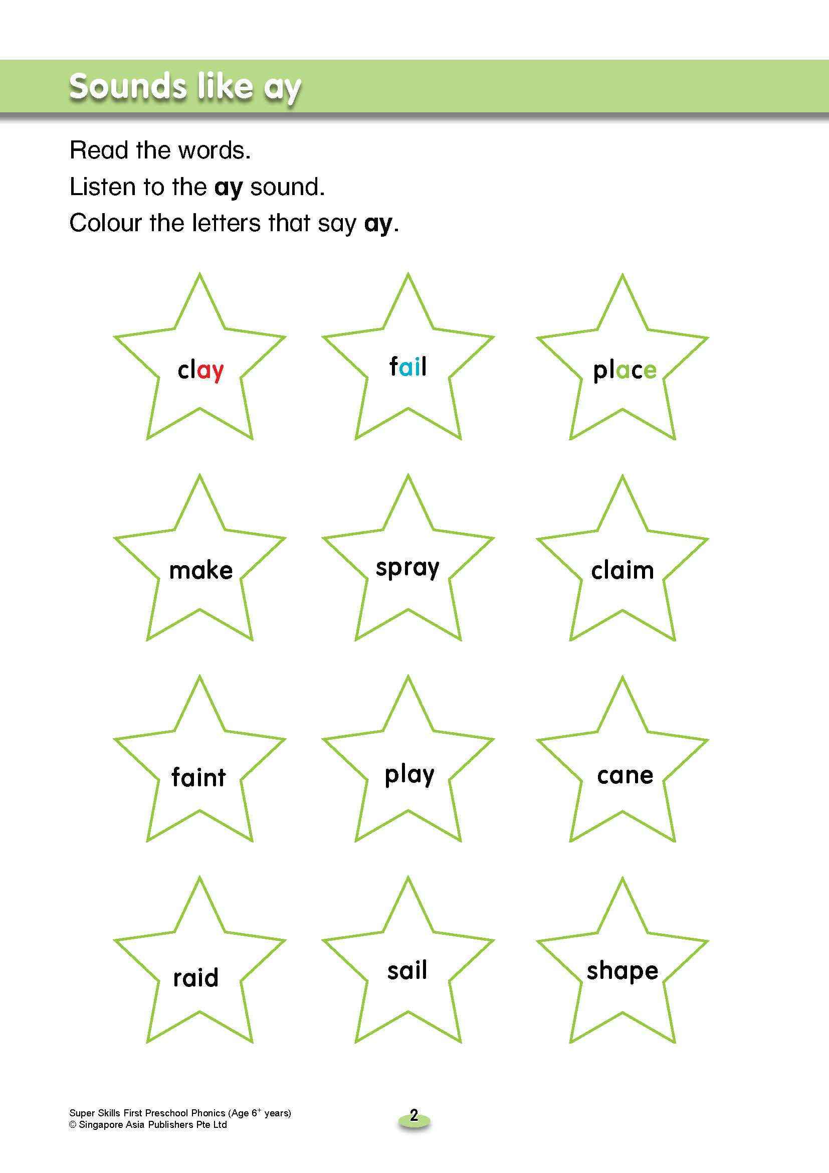 SUPER SKILLS First Preschool Phonics (Age 6+ Years)