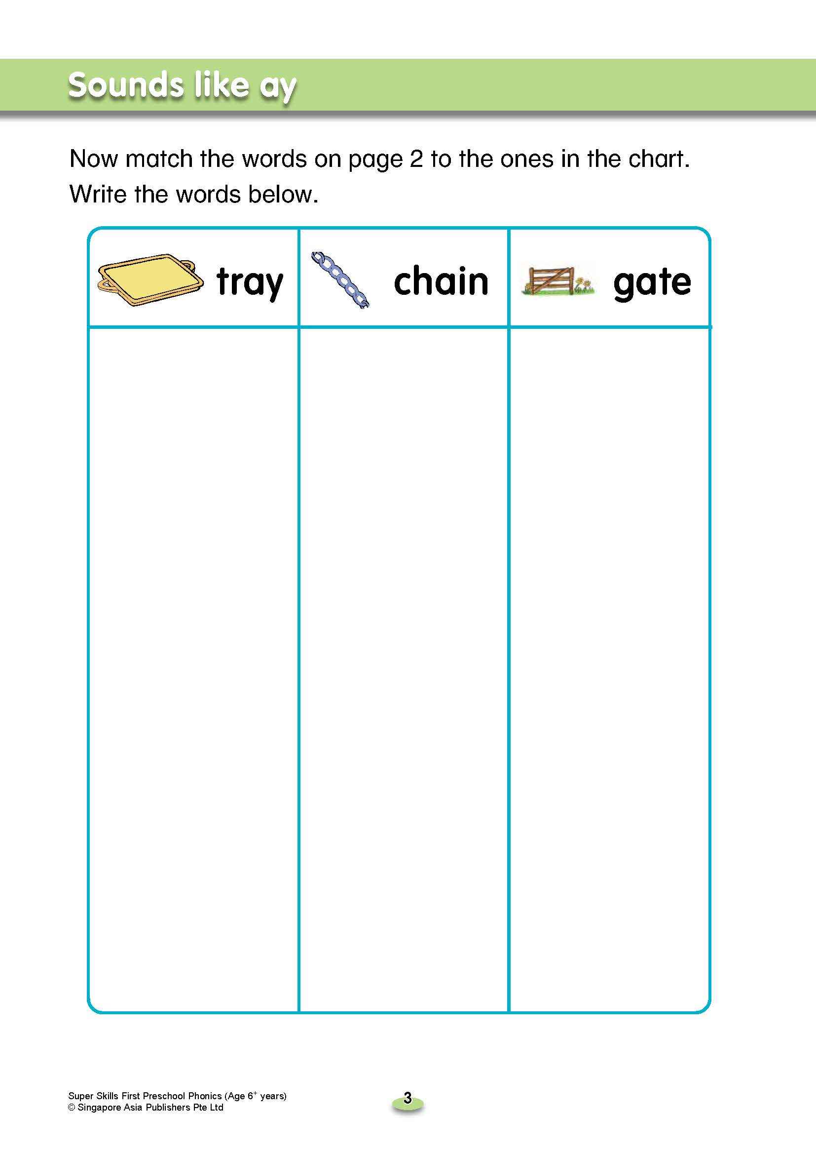 SUPER SKILLS First Preschool Phonics (Age 6+ Years)