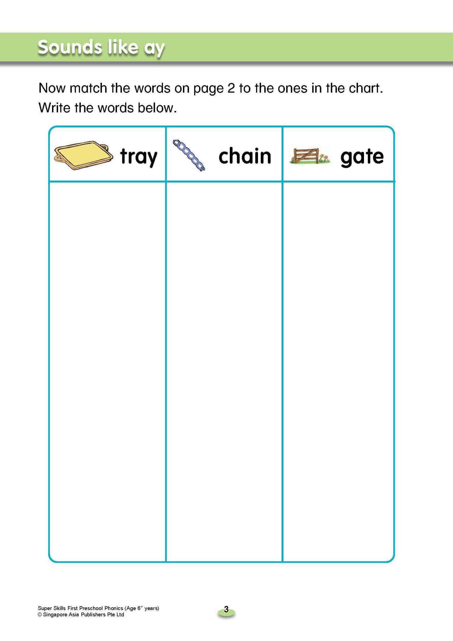SUPER SKILLS First Preschool Phonics (Age 6+ Years)
