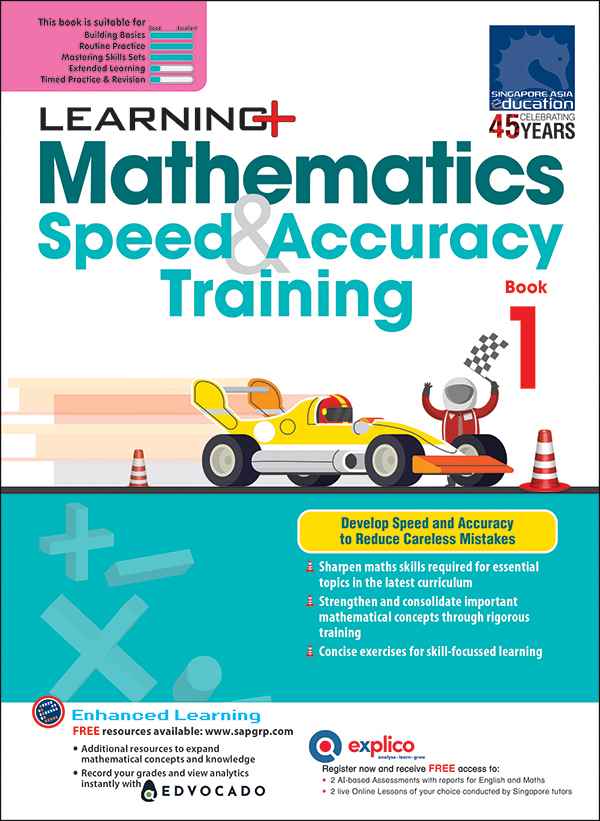 LEARNING+ Mathematics Speed & Accuracy Training Book 1