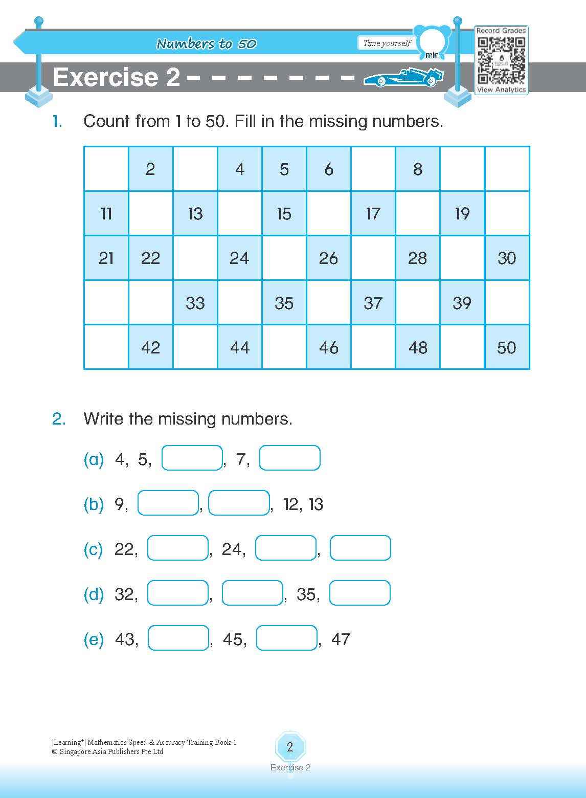 LEARNING+ Mathematics Speed & Accuracy Training Book 1