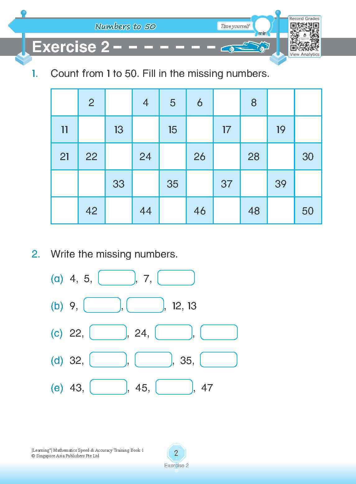 LEARNING+ Mathematics Speed & Accuracy Training Book 1