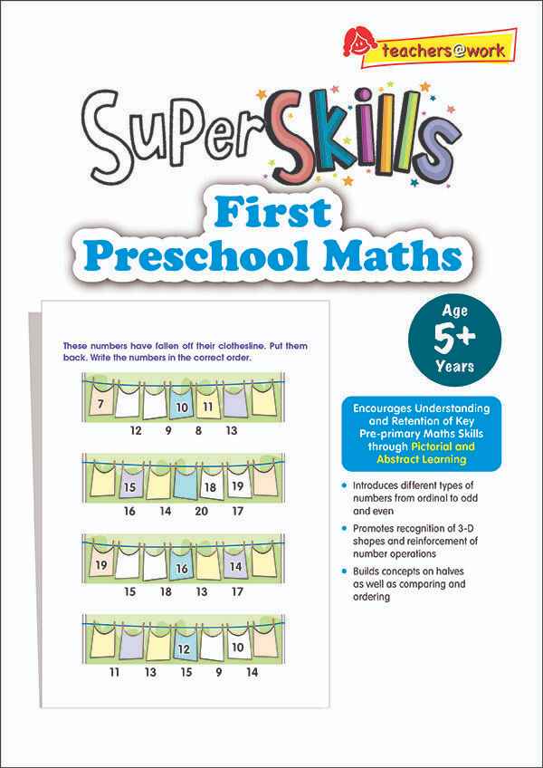 Super Skills First Preschool Maths (Age 5+ Years)