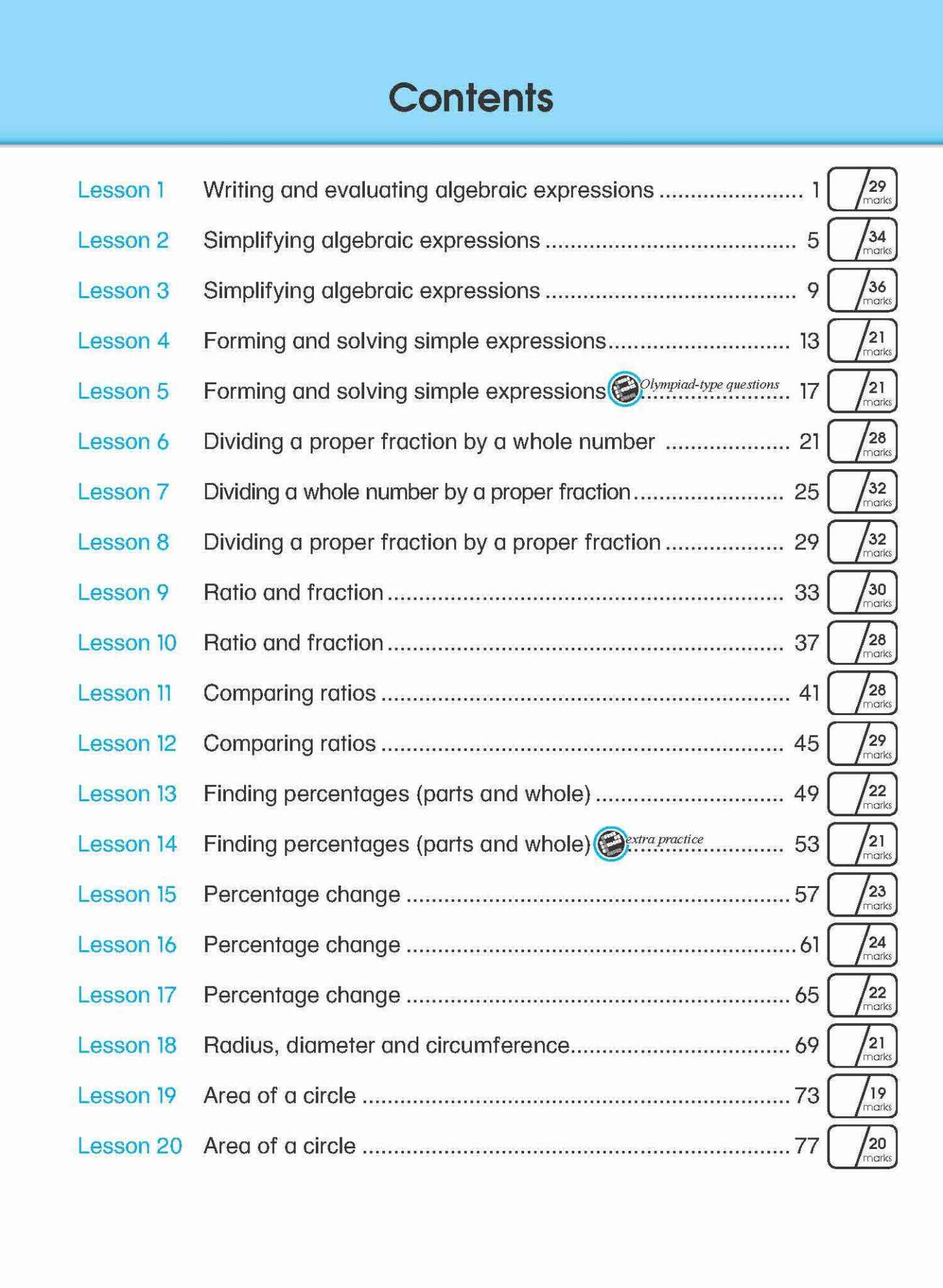 Learning+ Mathematics by the Minute Workbook 6