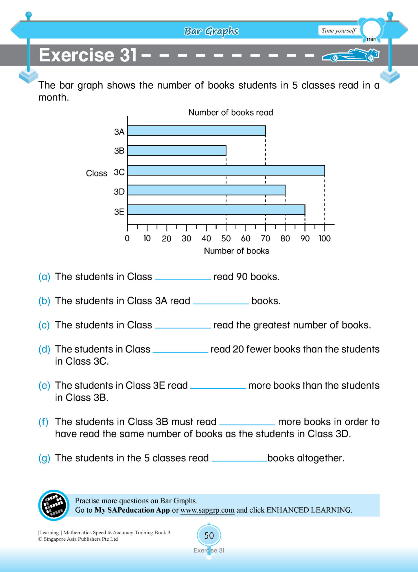 LEARNING+ Mathematics Speed & Accuracy Training Book 3
