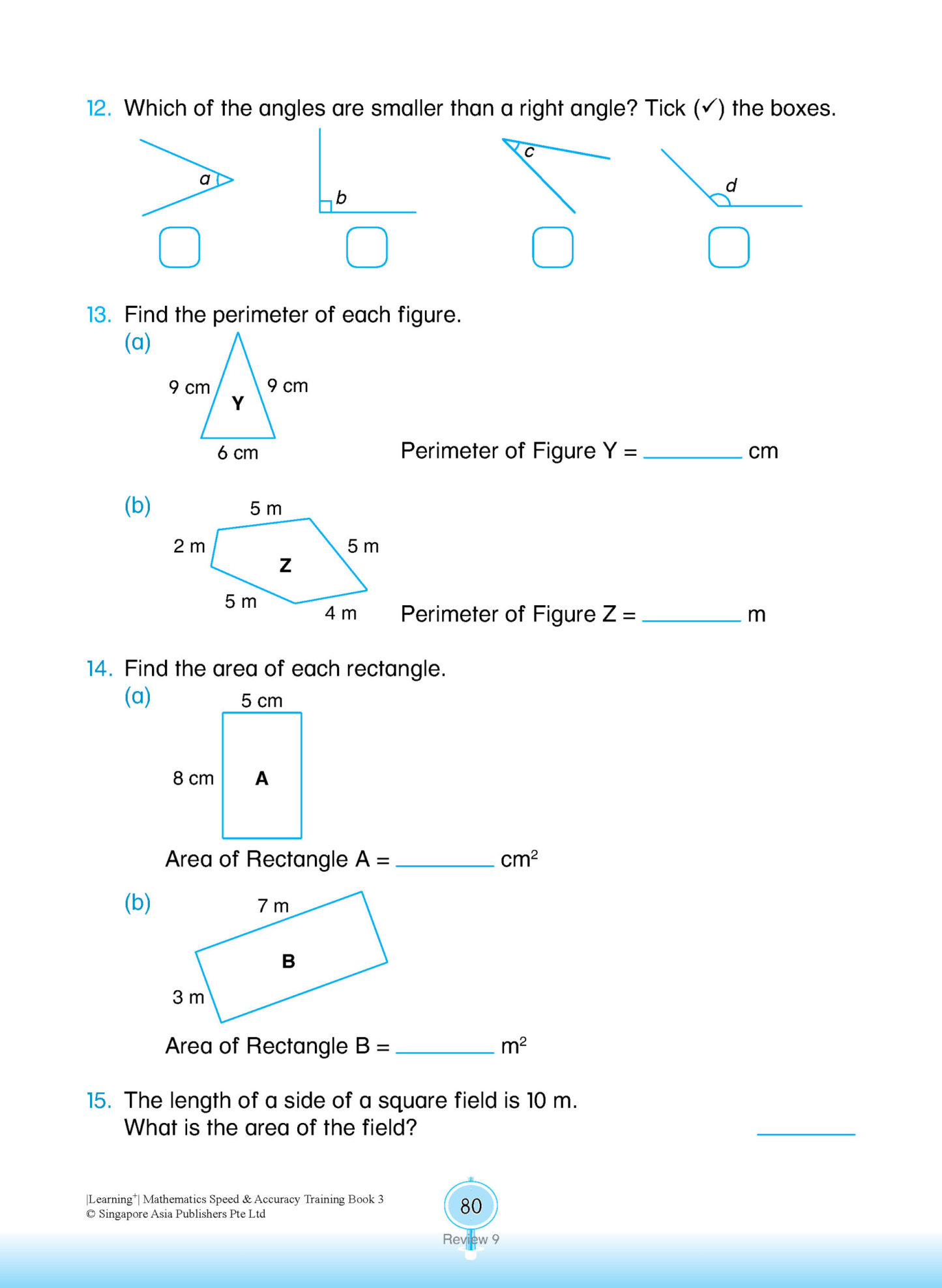 LEARNING+ Mathematics Speed & Accuracy Training Book 3