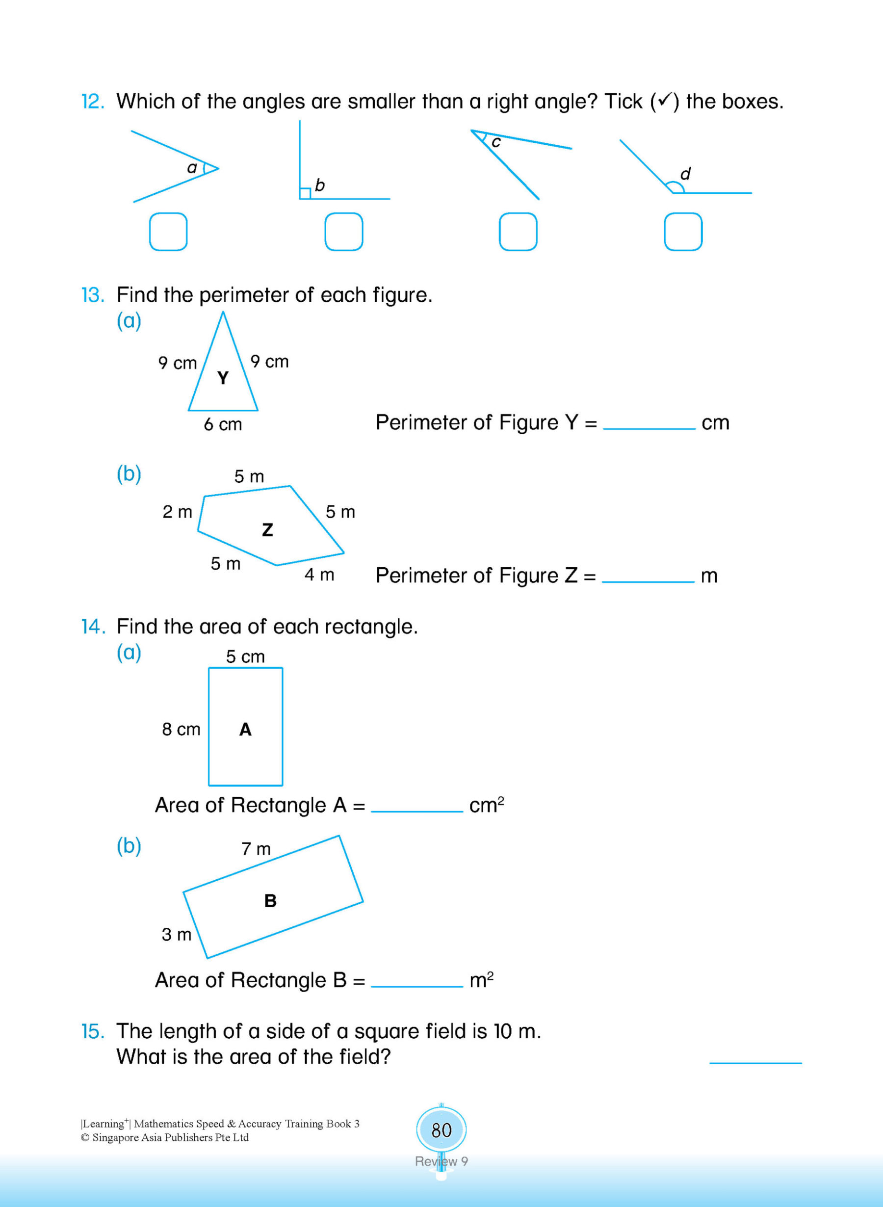 LEARNING+ Mathematics Speed & Accuracy Training Book 3