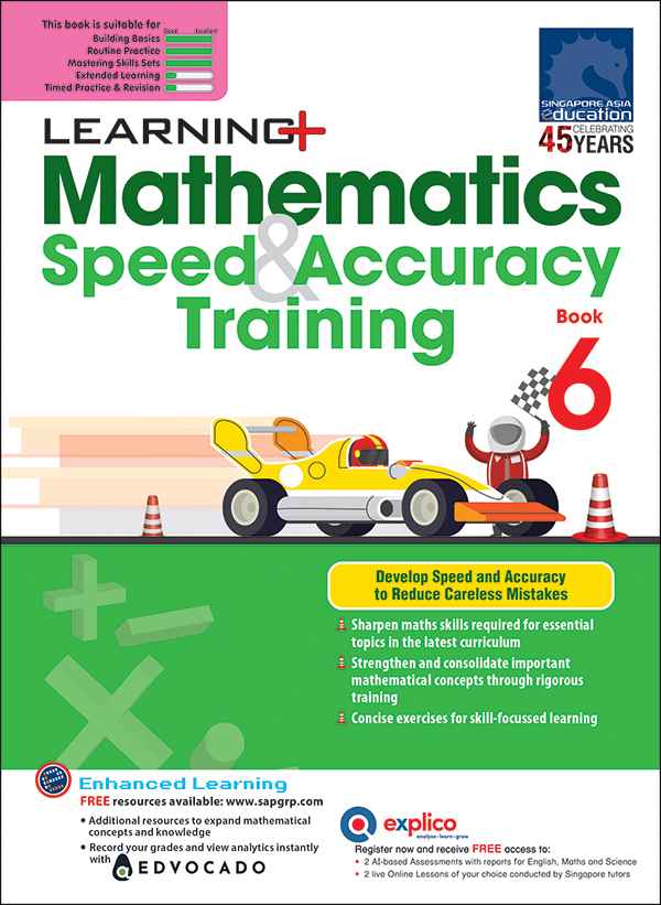 LEARNING+ Mathematics Speed & Accuracy Training Book 6