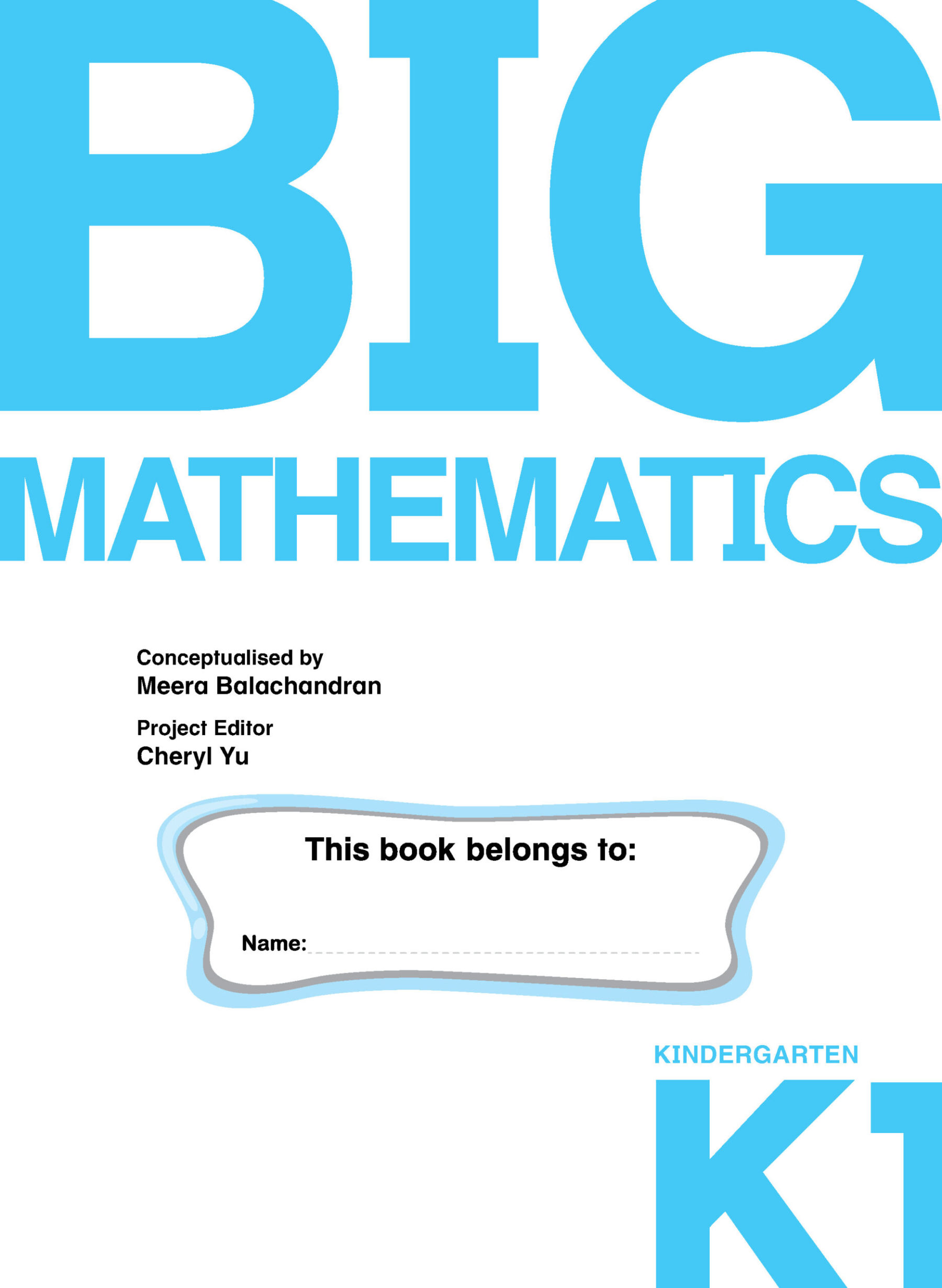 BIG Mathematics Kindergarten 1