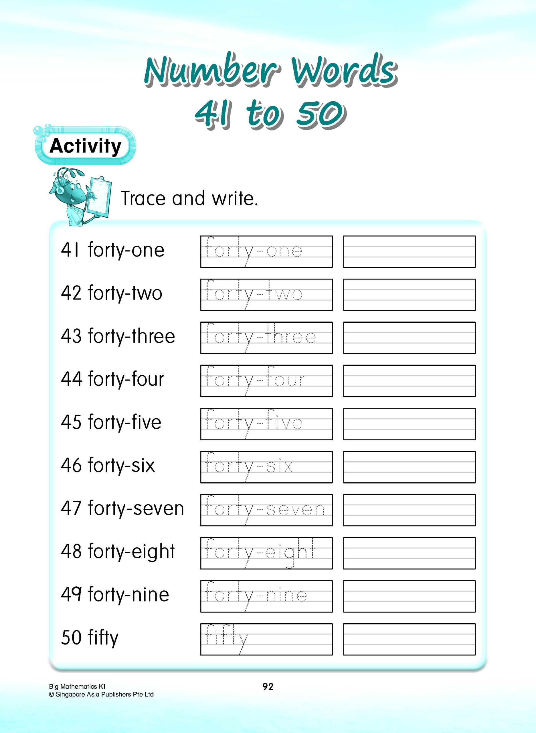 BIG Mathematics Kindergarten 1