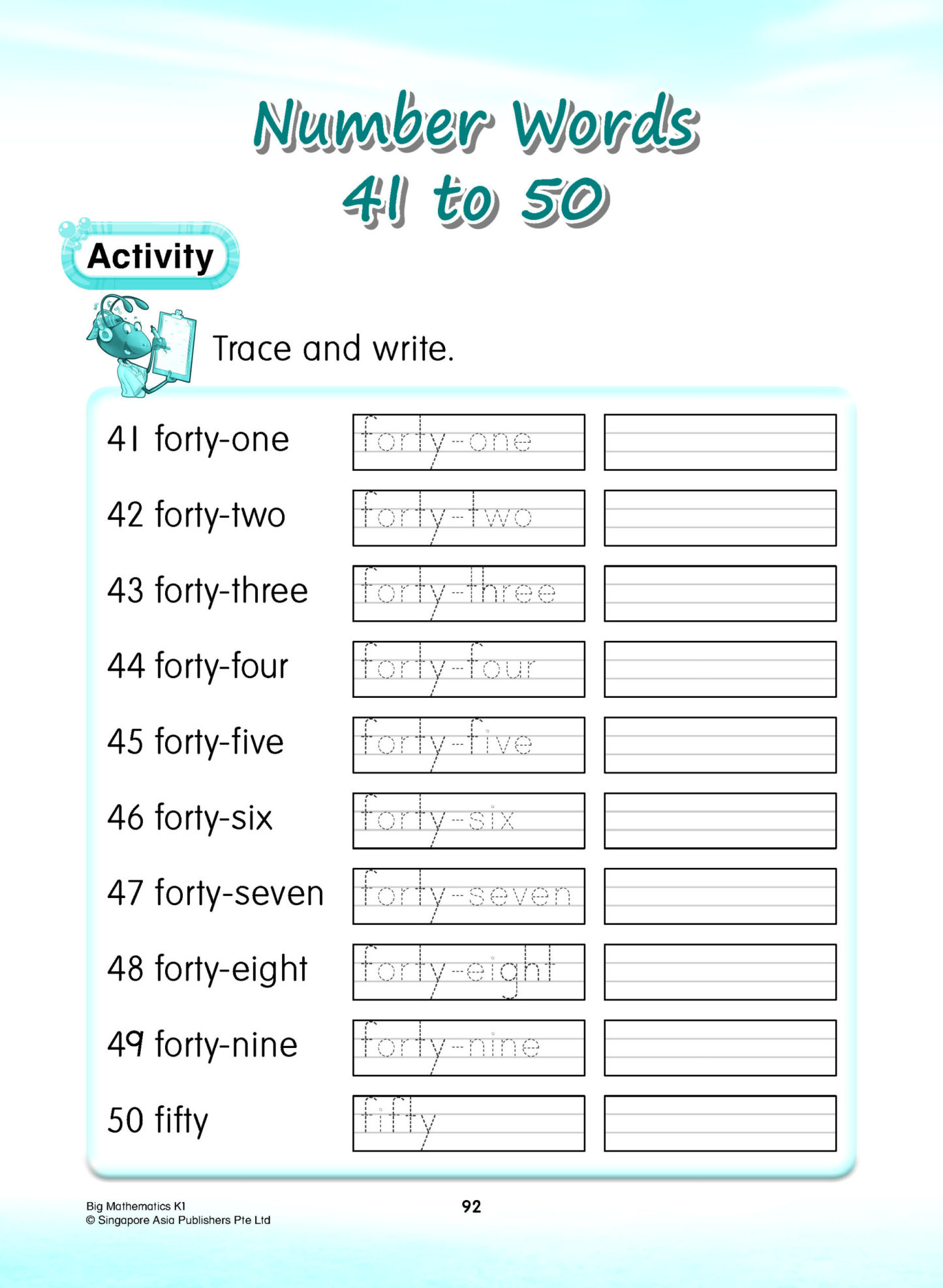 BIG Mathematics Kindergarten 1