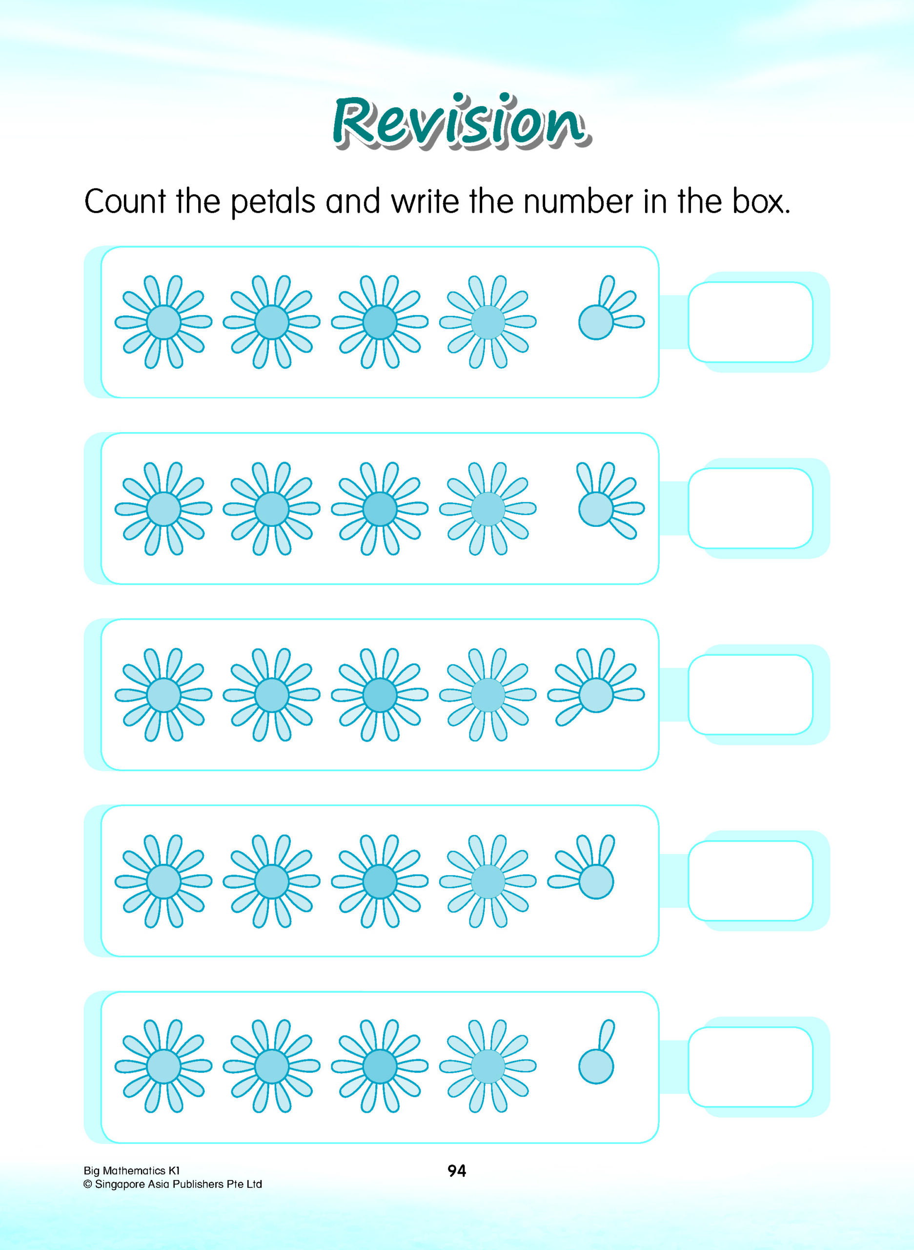 BIG Mathematics Kindergarten 1