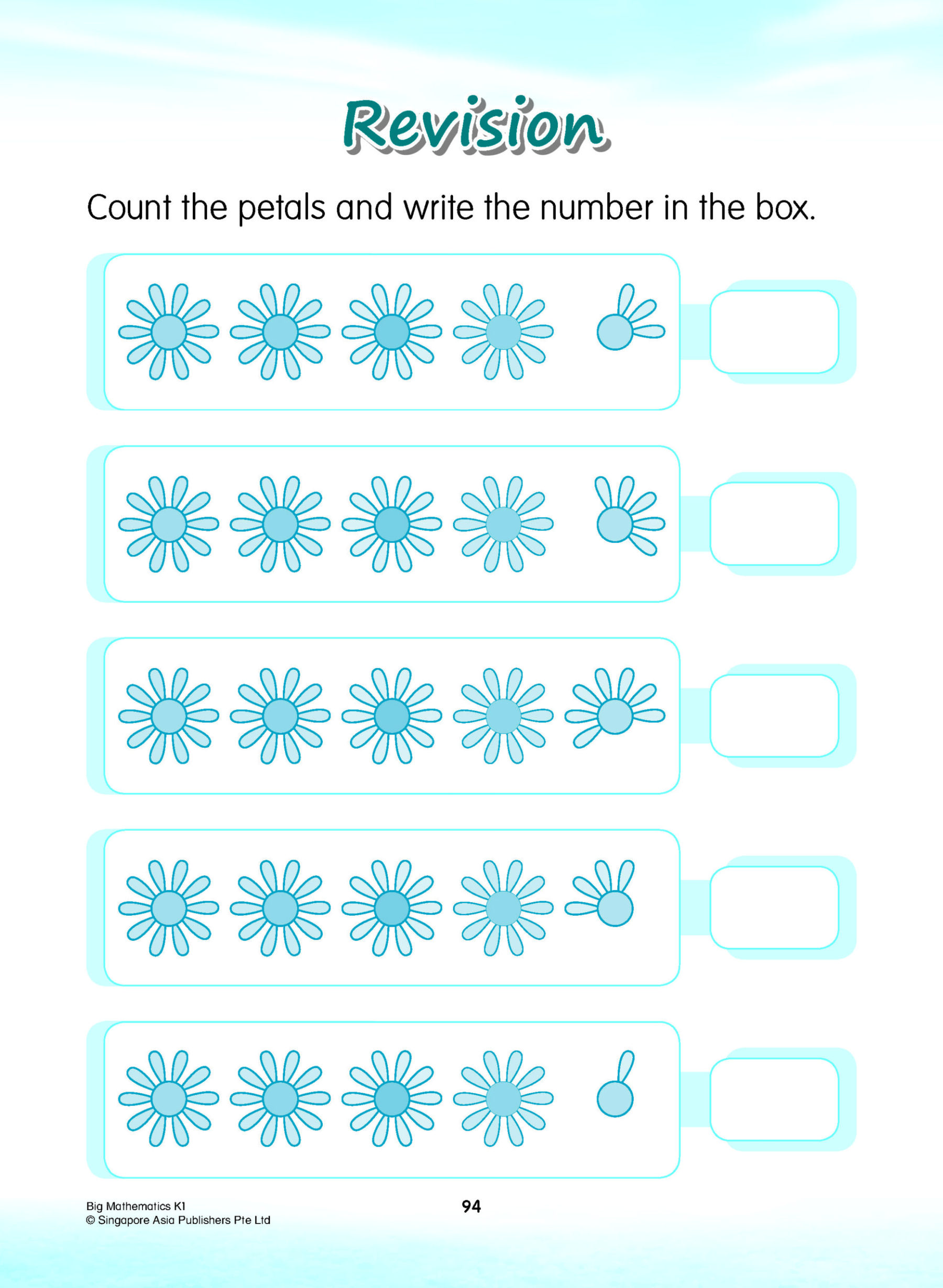 BIG Mathematics Kindergarten 1