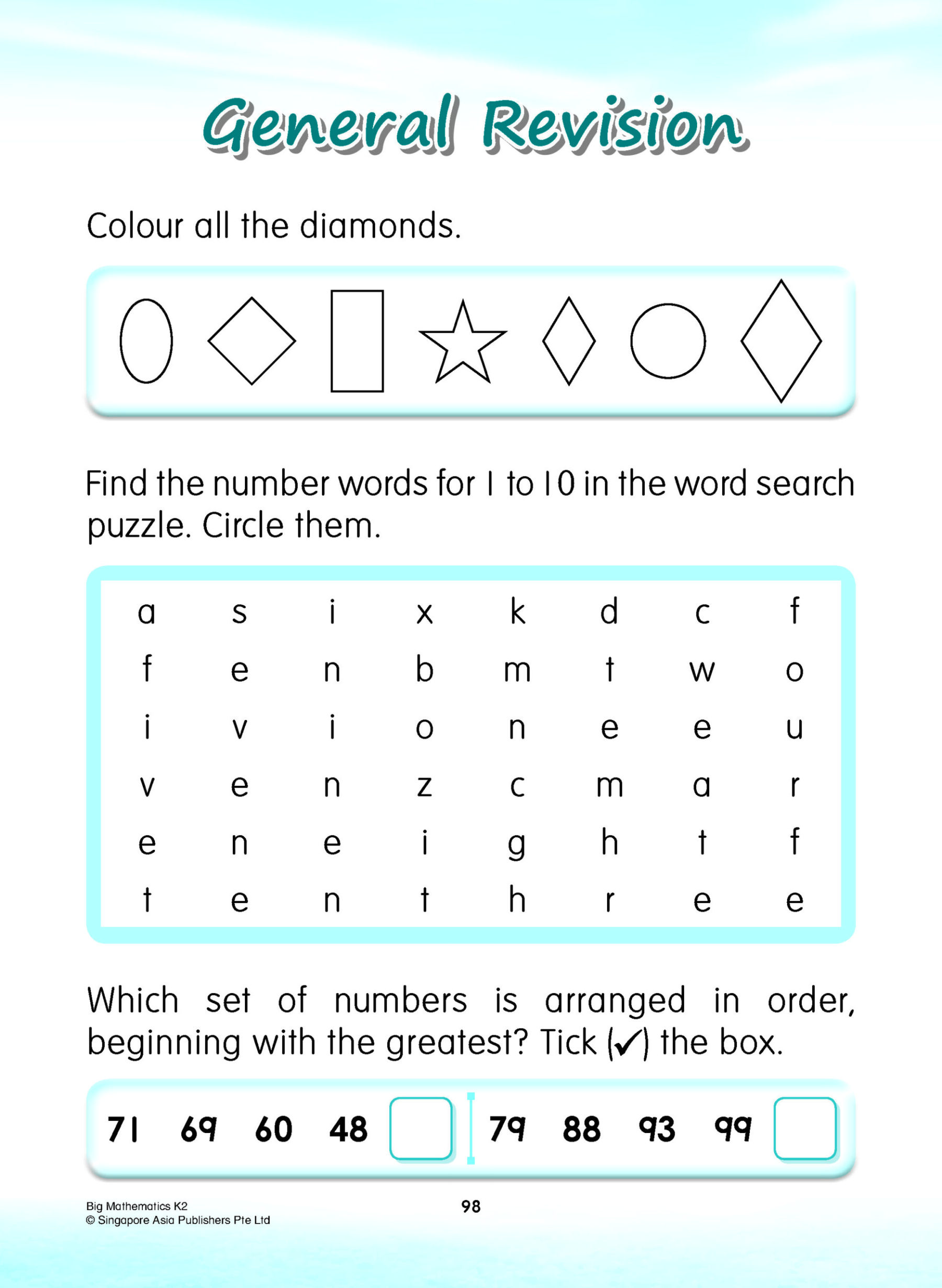 BIG Mathematics Kindergarten 2