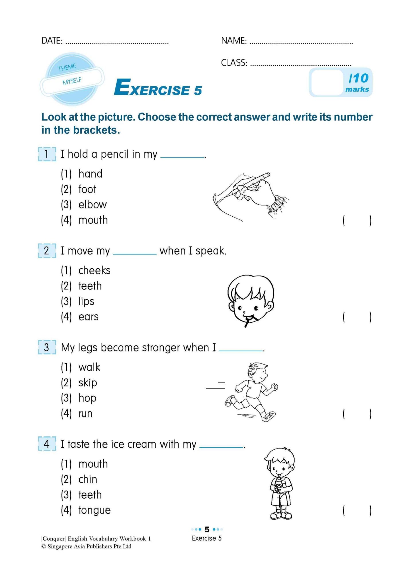 Conquer English Vocabulary Workbook 1