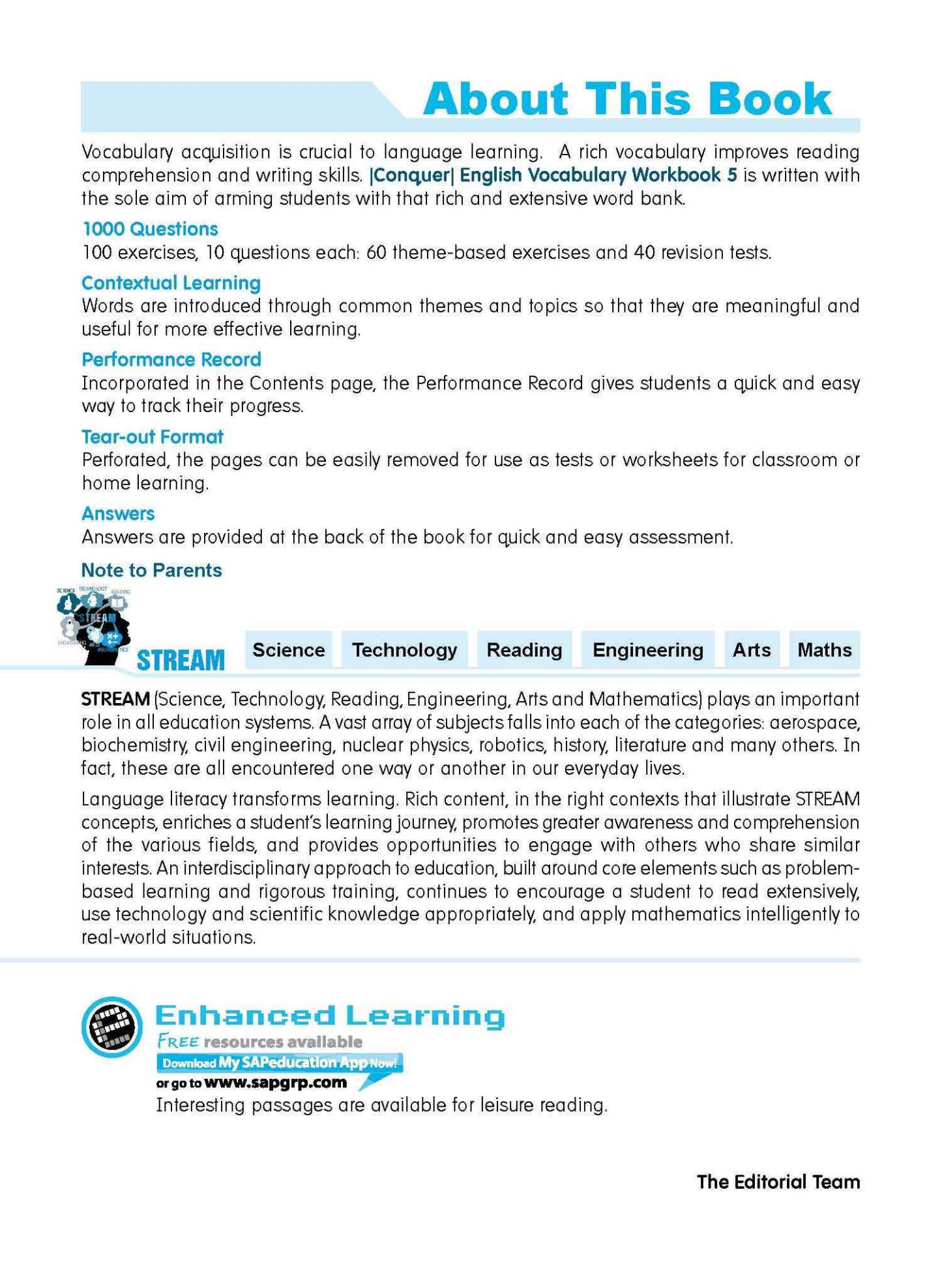 Conquer English Vocabulary Workbook 5