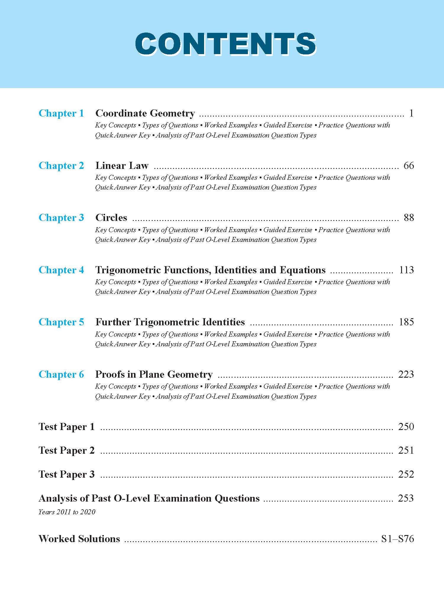 STUDY SMART Additional Mathematics GEOMETRY & TRIGONOMETRY For Upper Secondary Levels