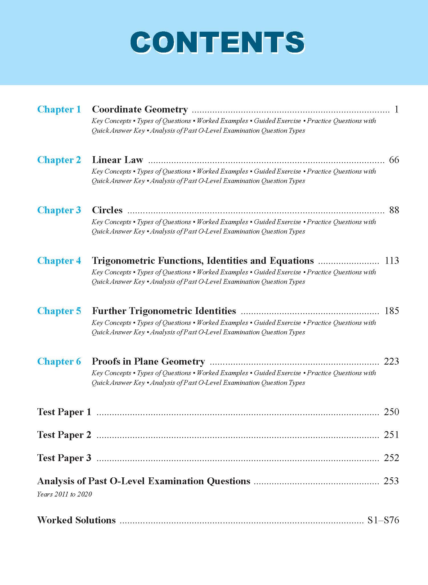 STUDY SMART Additional Mathematics GEOMETRY & TRIGONOMETRY For Upper Secondary Levels