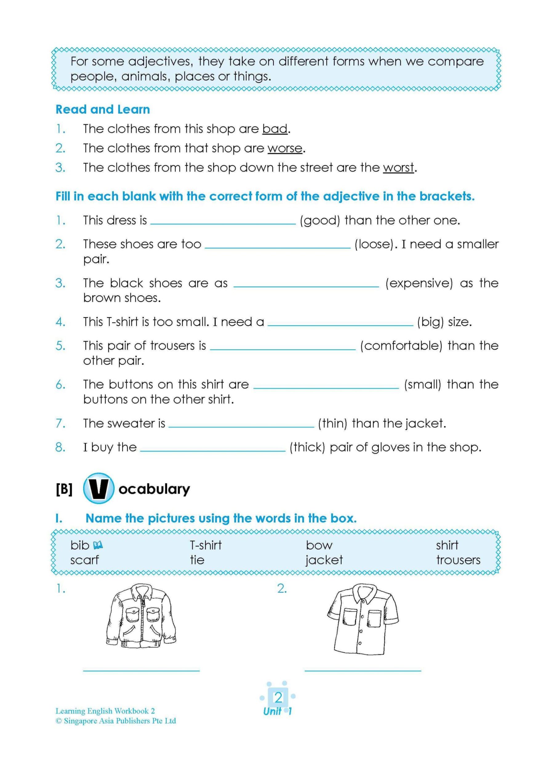 LEARNING ENGLISH Workbook 2