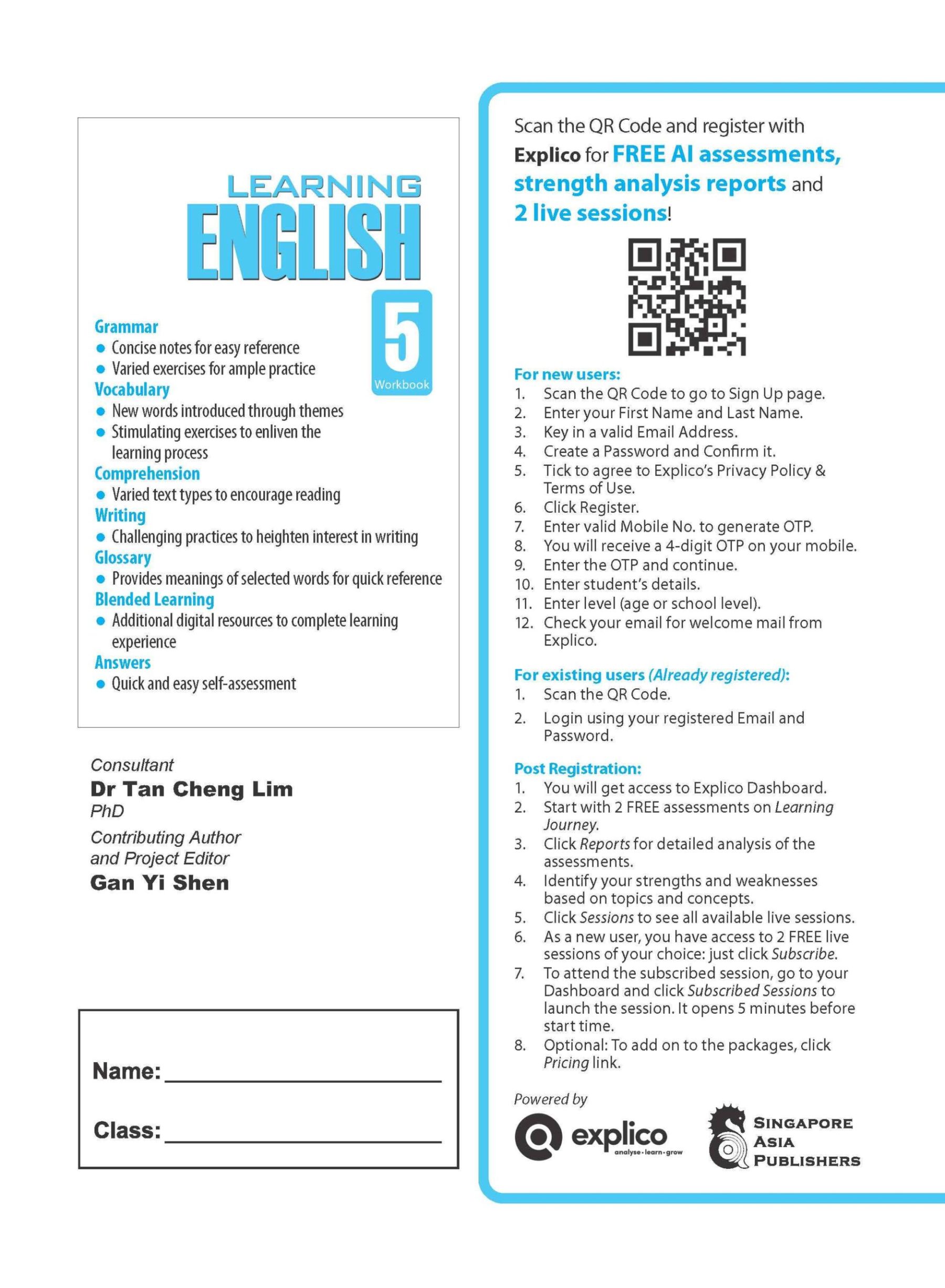 LEARNING ENGLISH Workbook 5