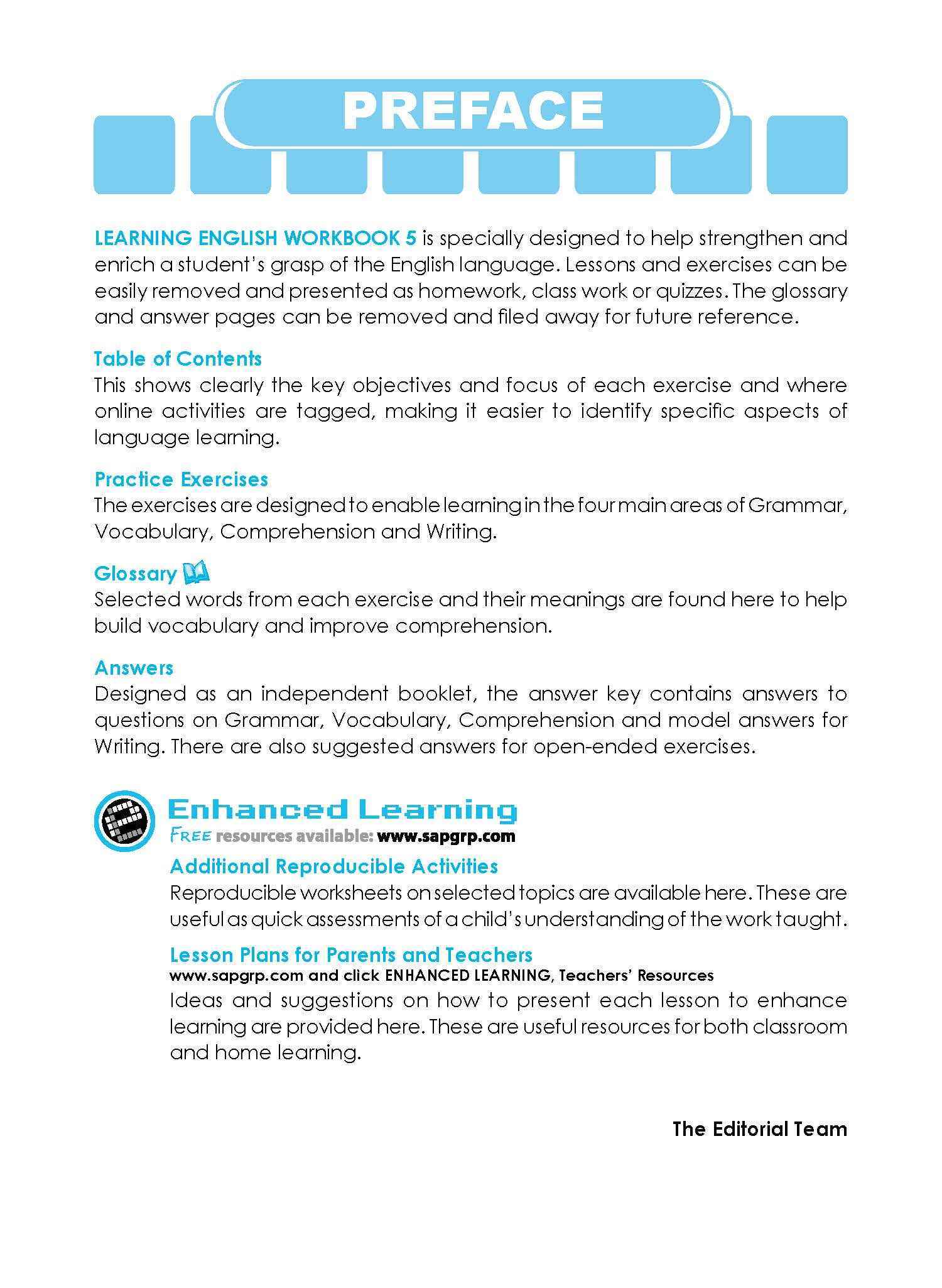 LEARNING ENGLISH Workbook 5