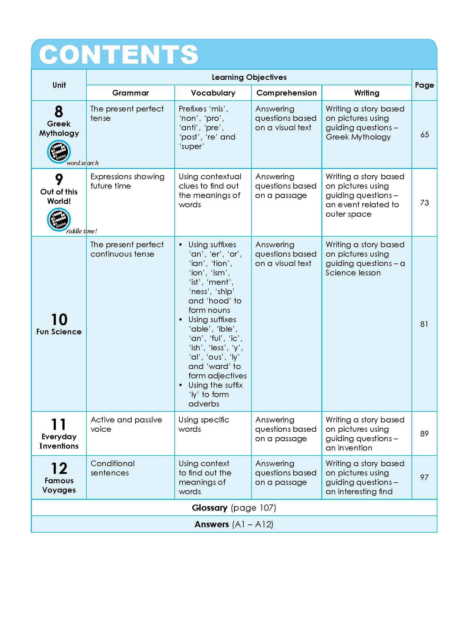 LEARNING ENGLISH Workbook 5