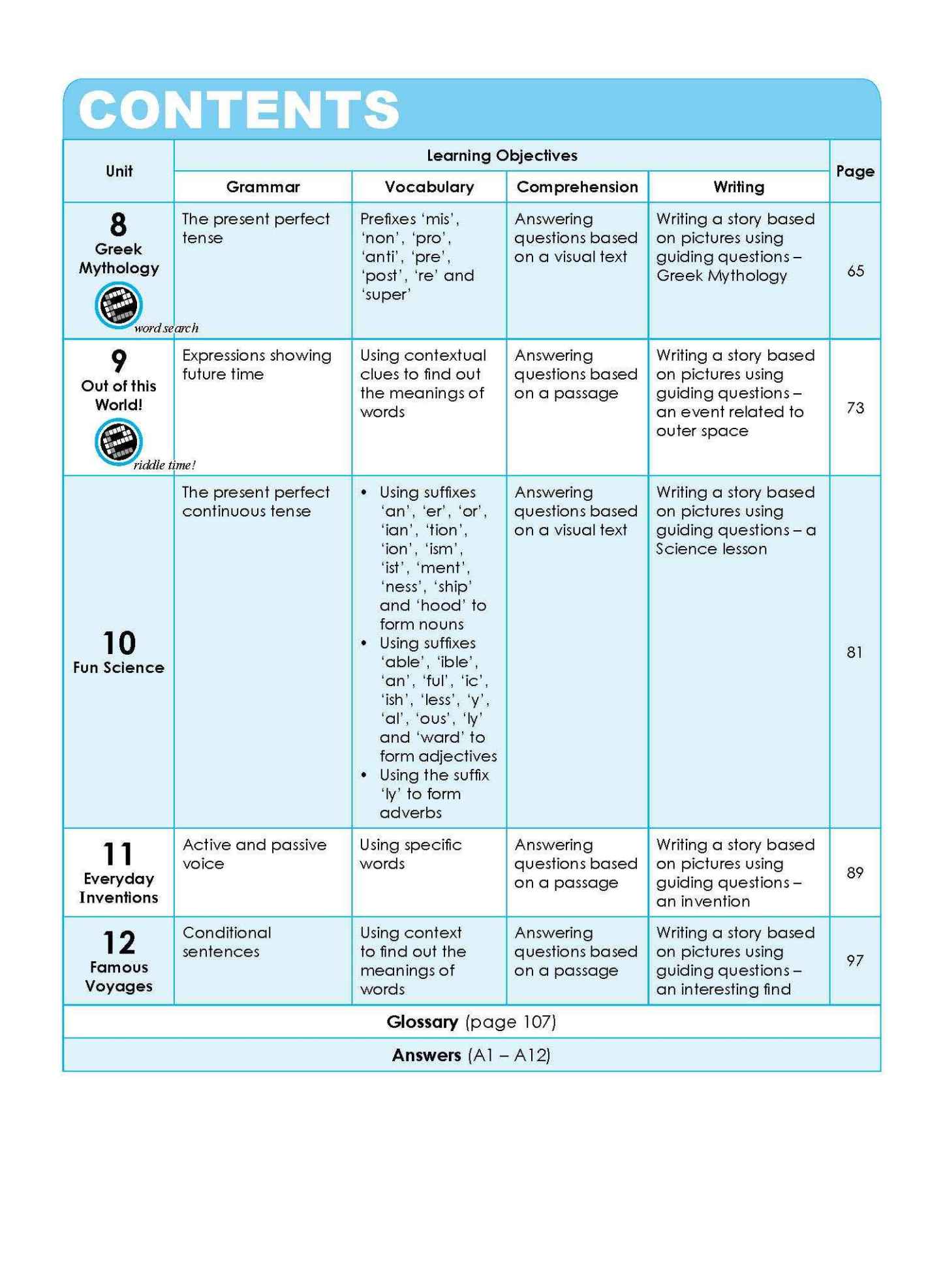 LEARNING ENGLISH Workbook 5