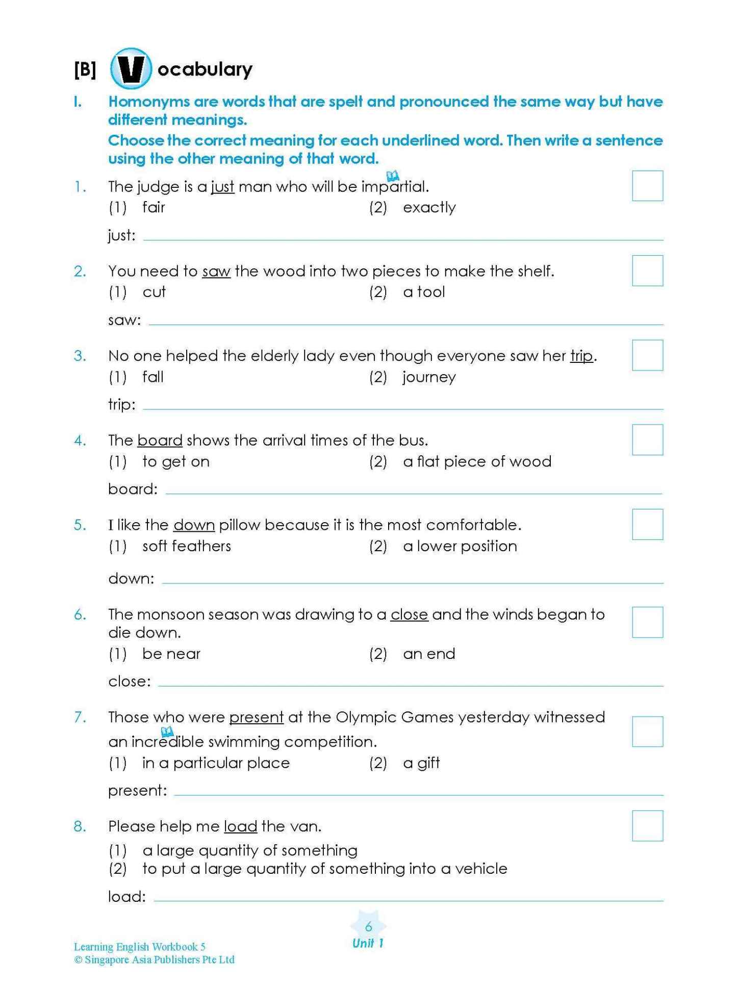 LEARNING ENGLISH Workbook 5