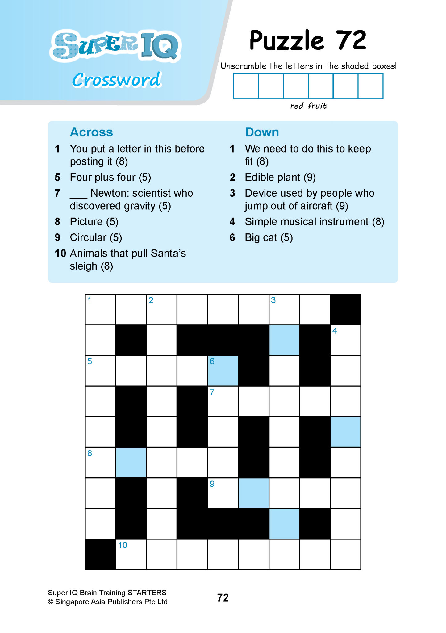 SUPER IQ Brain Training STARTERS (Age 7+ Years)