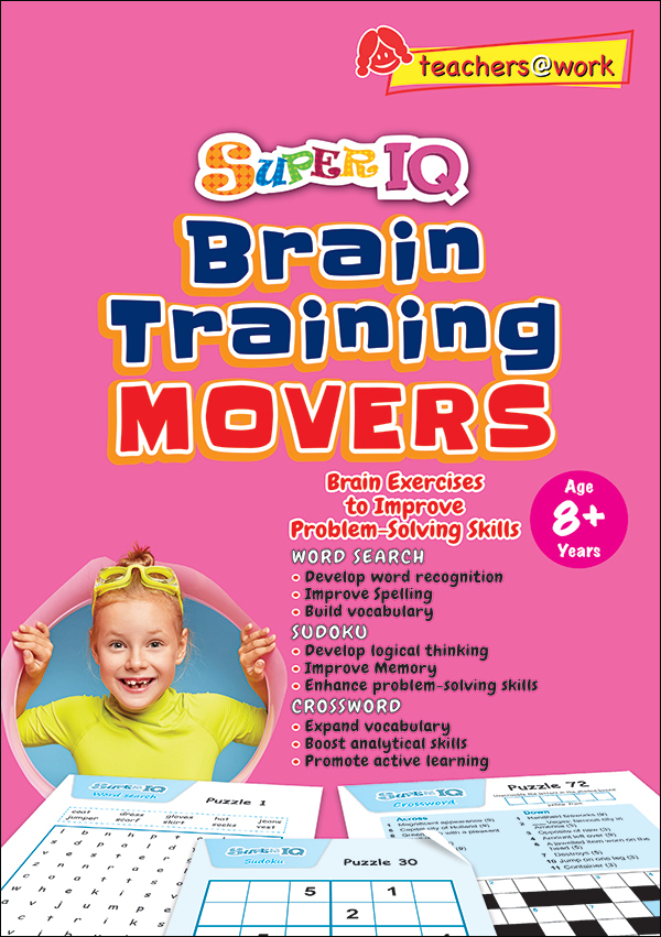 SUPER IQ Brain Training MOVERS (Age 8+ Years)