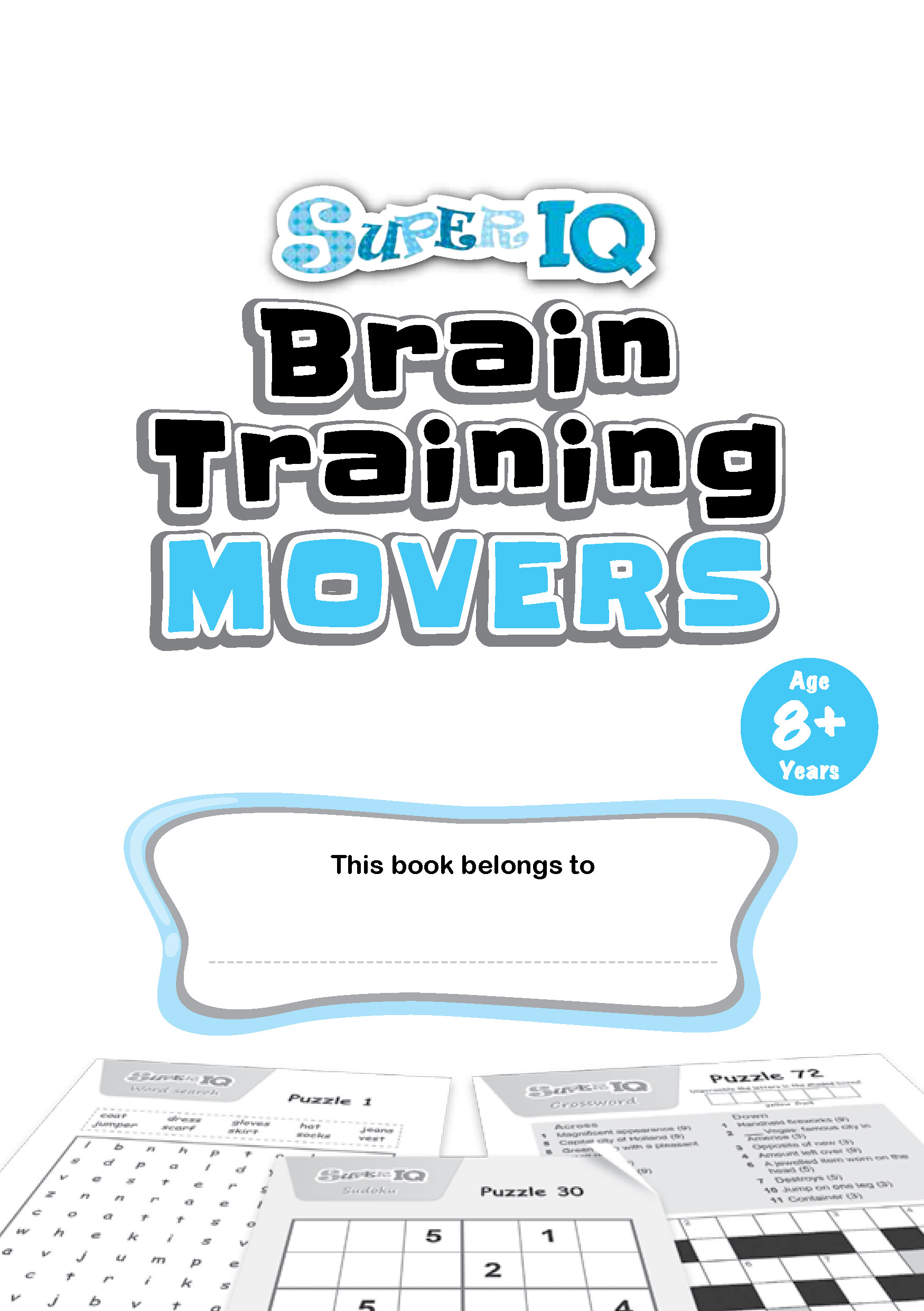 SUPER IQ Brain Training MOVERS (Age 8+ Years)