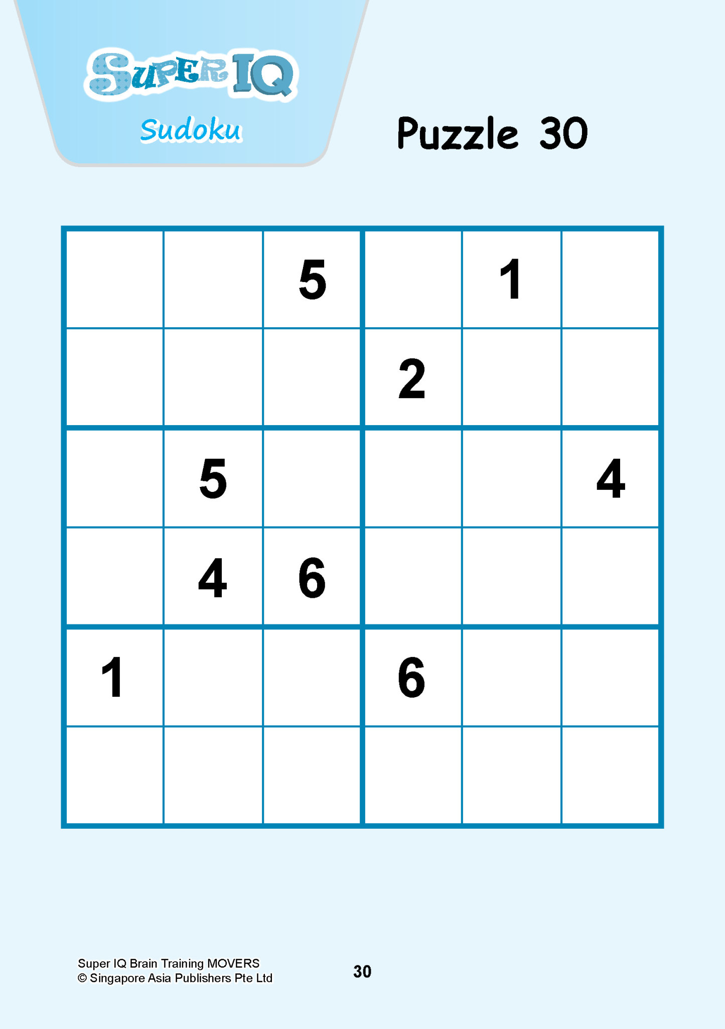 SUPER IQ Brain Training MOVERS (Age 8+ Years)