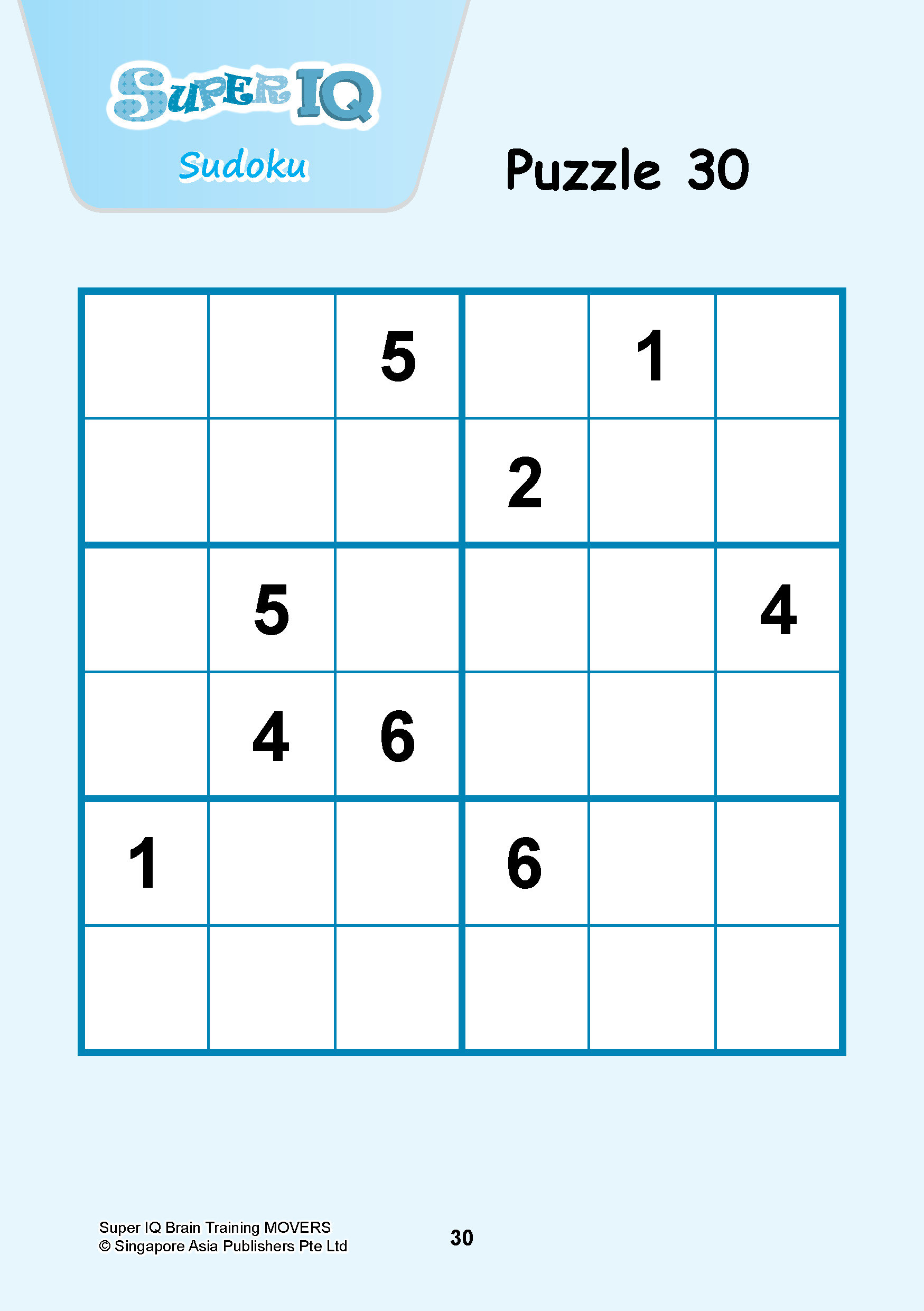 SUPER IQ Brain Training MOVERS (Age 8+ Years)