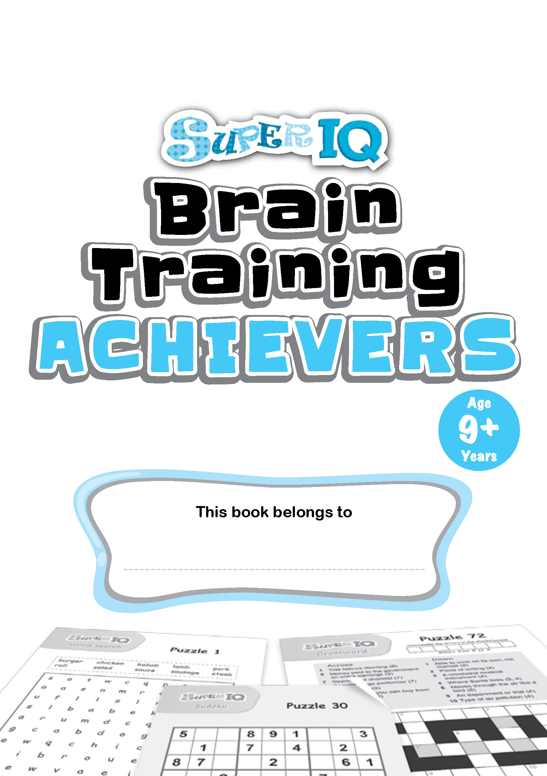 SUPER IQ Brain Training ACHIEVERS (Age 9+ Years)