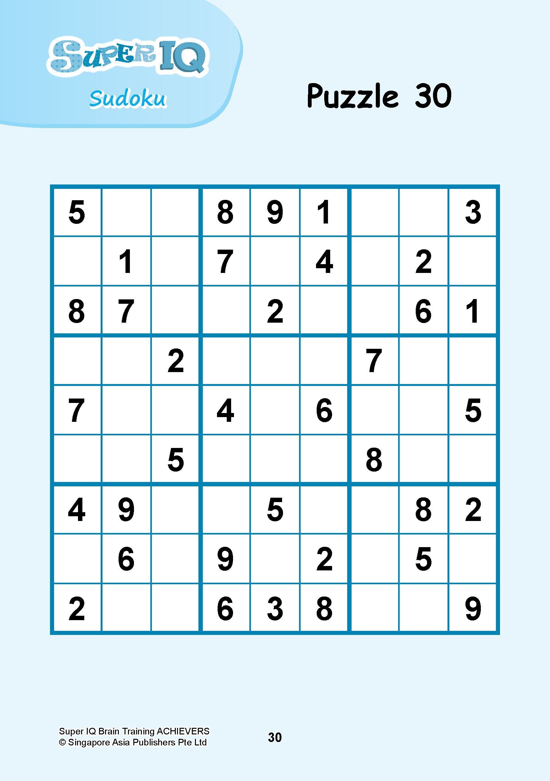 SUPER IQ Brain Training ACHIEVERS (Age 9+ Years)