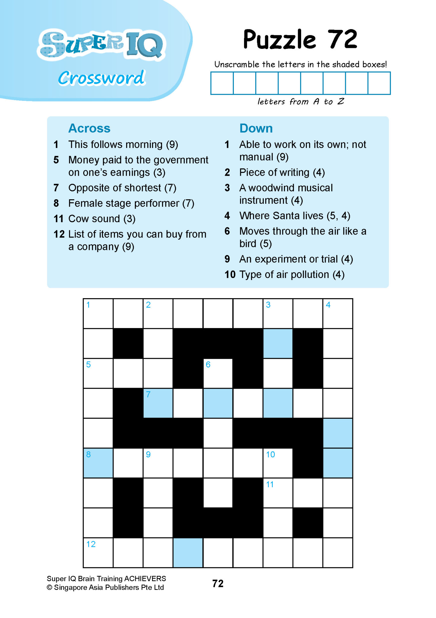 SUPER IQ Brain Training ACHIEVERS (Age 9+ Years)