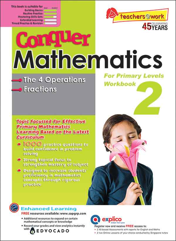 Conquer Mathematics The 4 Operations • Fractions Workbook 2