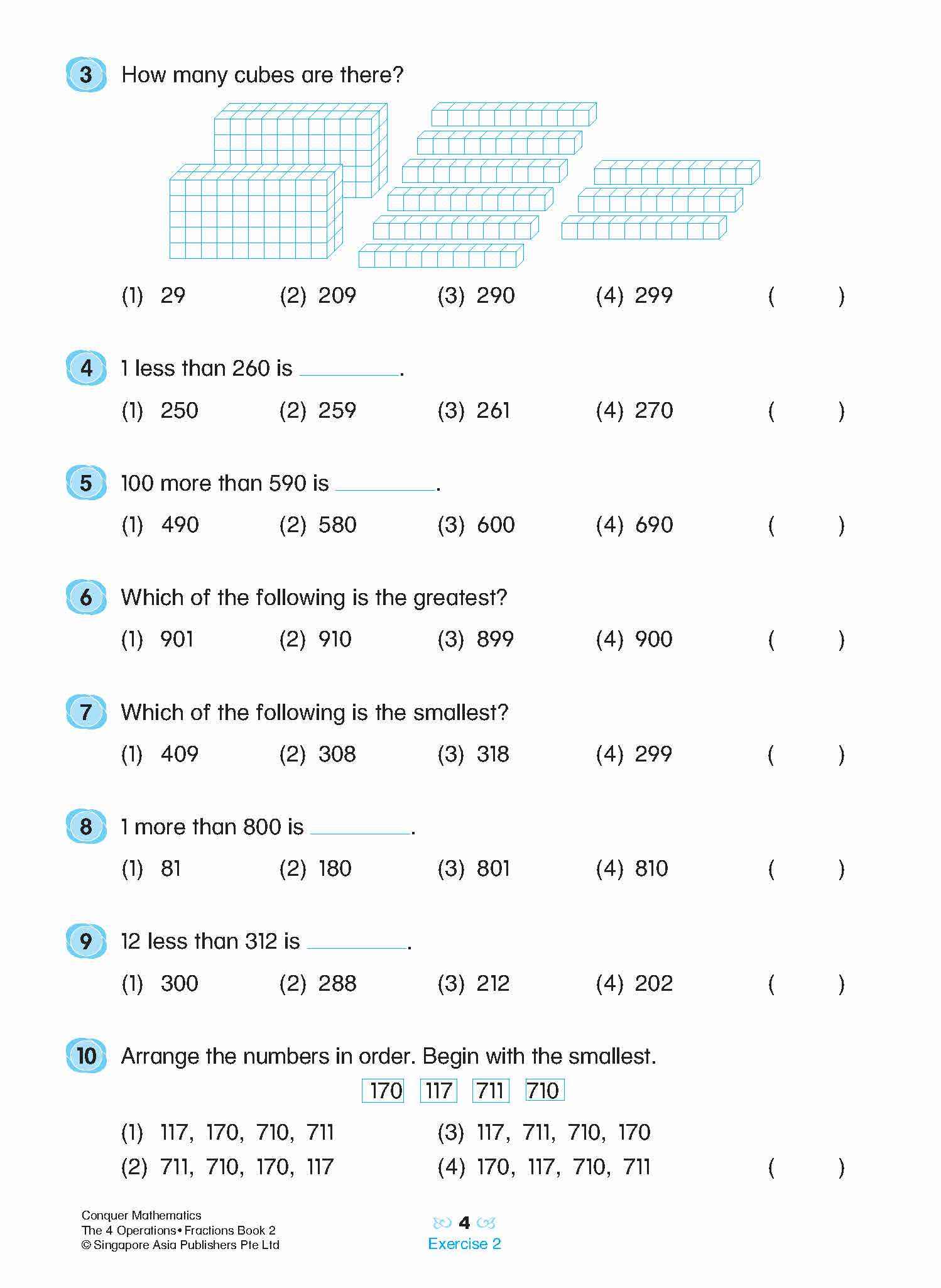 Conquer Mathematics The 4 Operations • Fractions Workbook 2