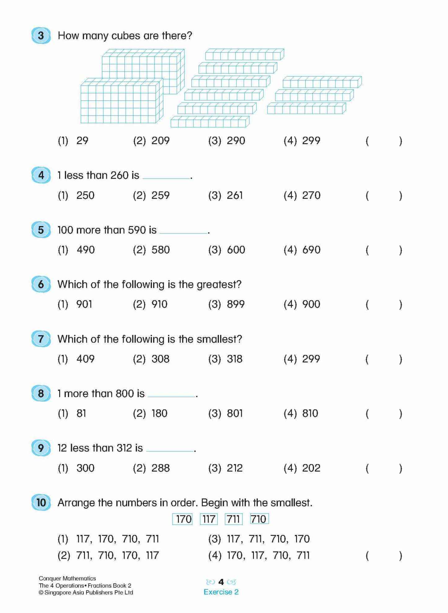 Conquer Mathematics The 4 Operations • Fractions Workbook 2