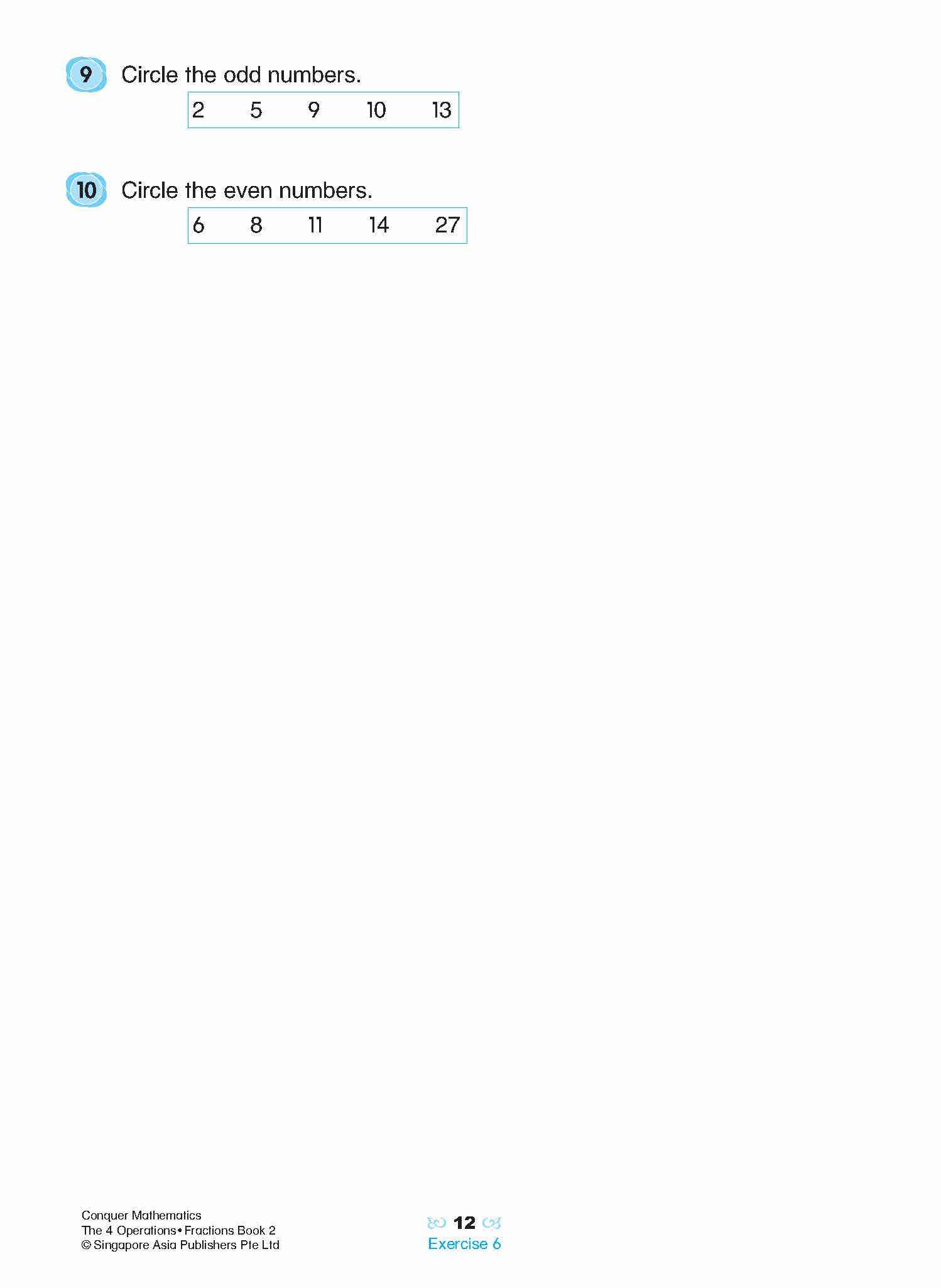 Conquer Mathematics The 4 Operations • Fractions Workbook 2