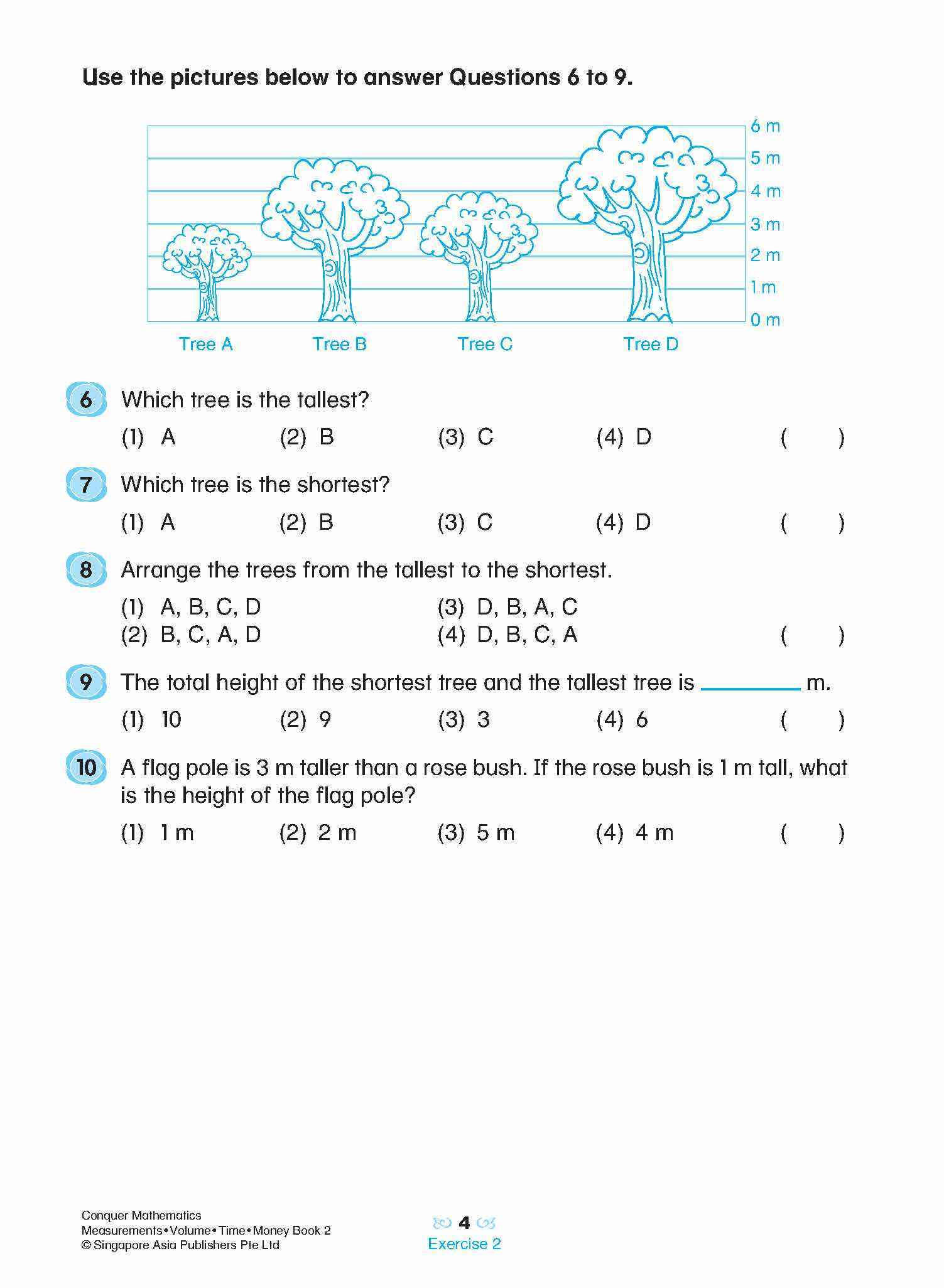 Conquer Mathematics Measurements • Volume • Time • Money Workbook 2