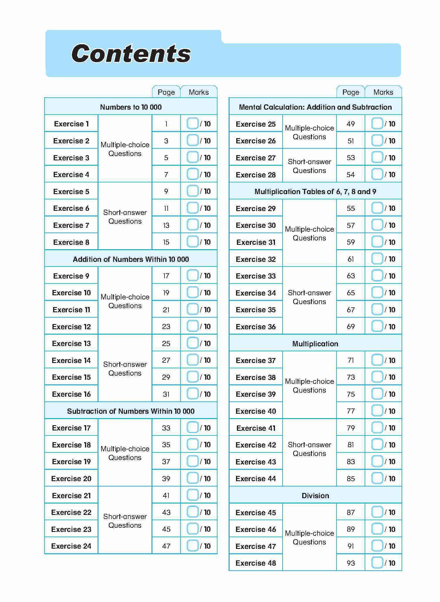 Conquer Mathematics The 4 Operations . Fractions Workbook 3