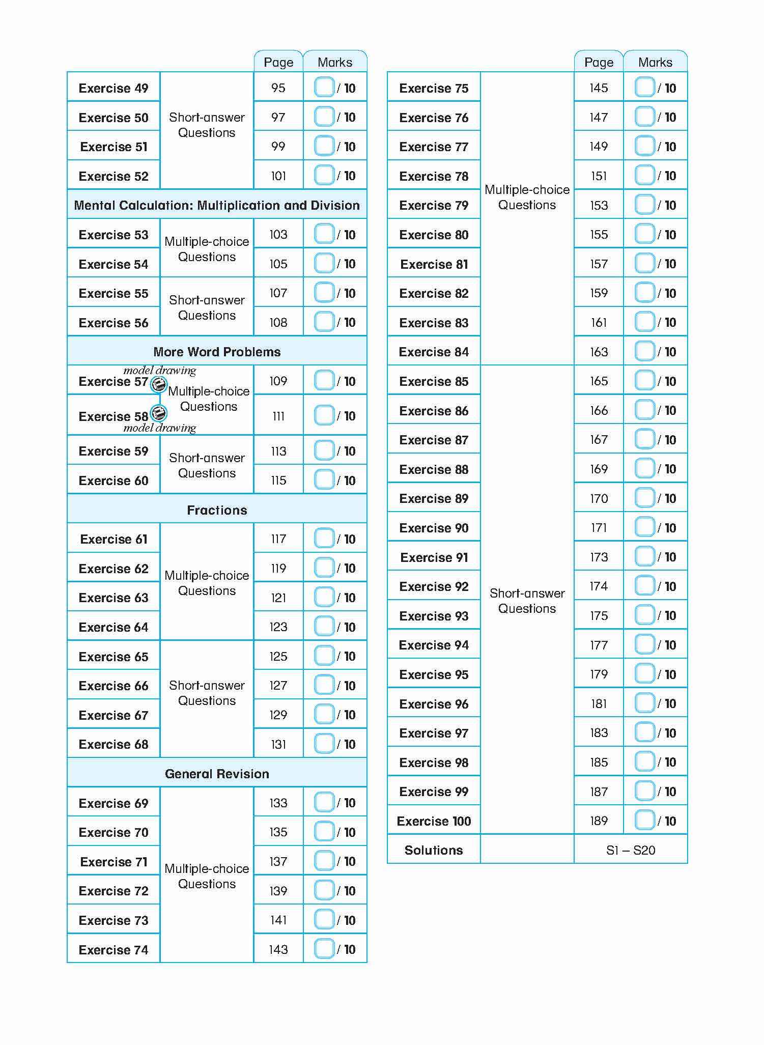 Conquer Mathematics The 4 Operations . Fractions Workbook 3