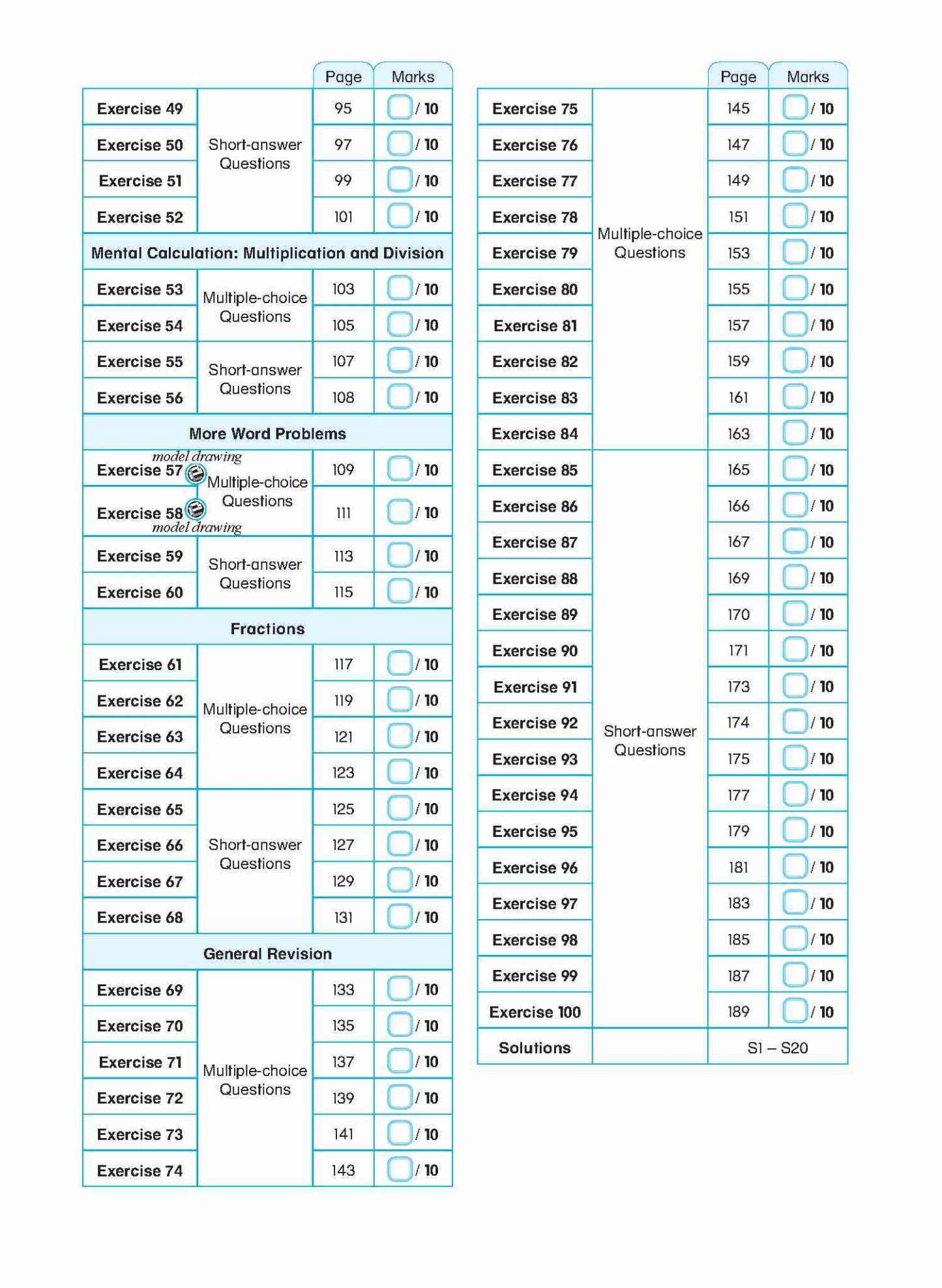 Conquer Mathematics The 4 Operations . Fractions Workbook 3
