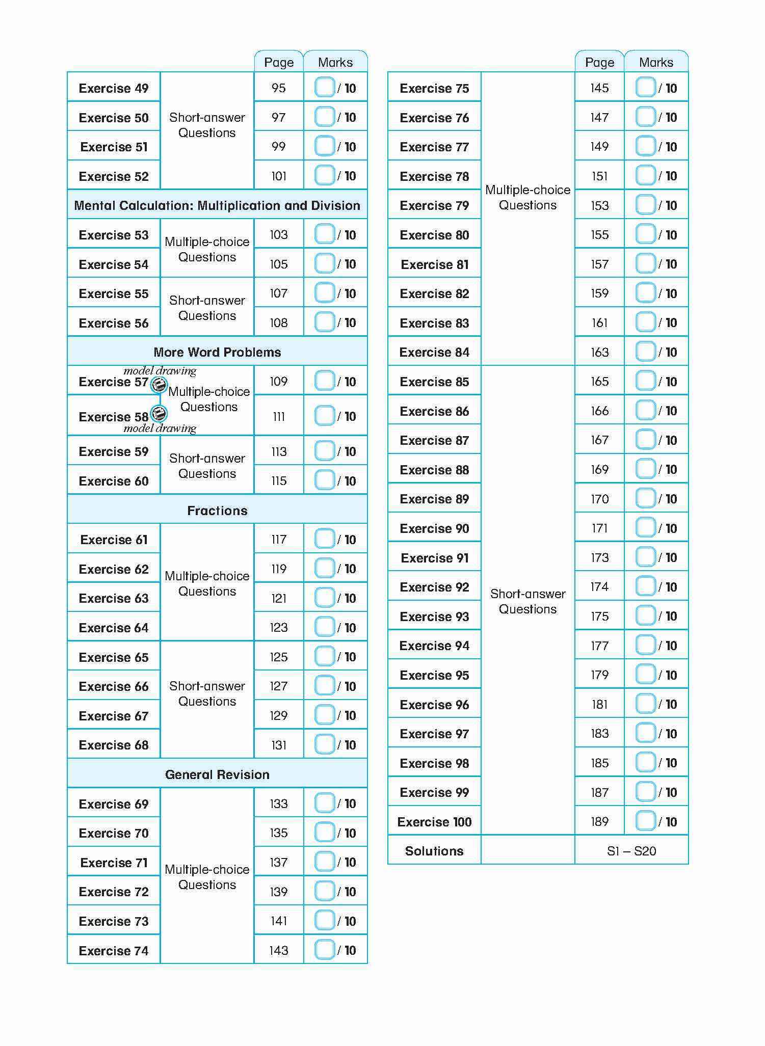 Conquer Mathematics The 4 Operations . Fractions Workbook 3