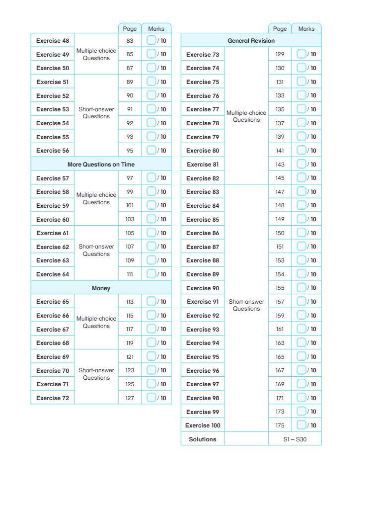 Conquer Mathematics Measurements . Volume . Time . Money Workbook 3